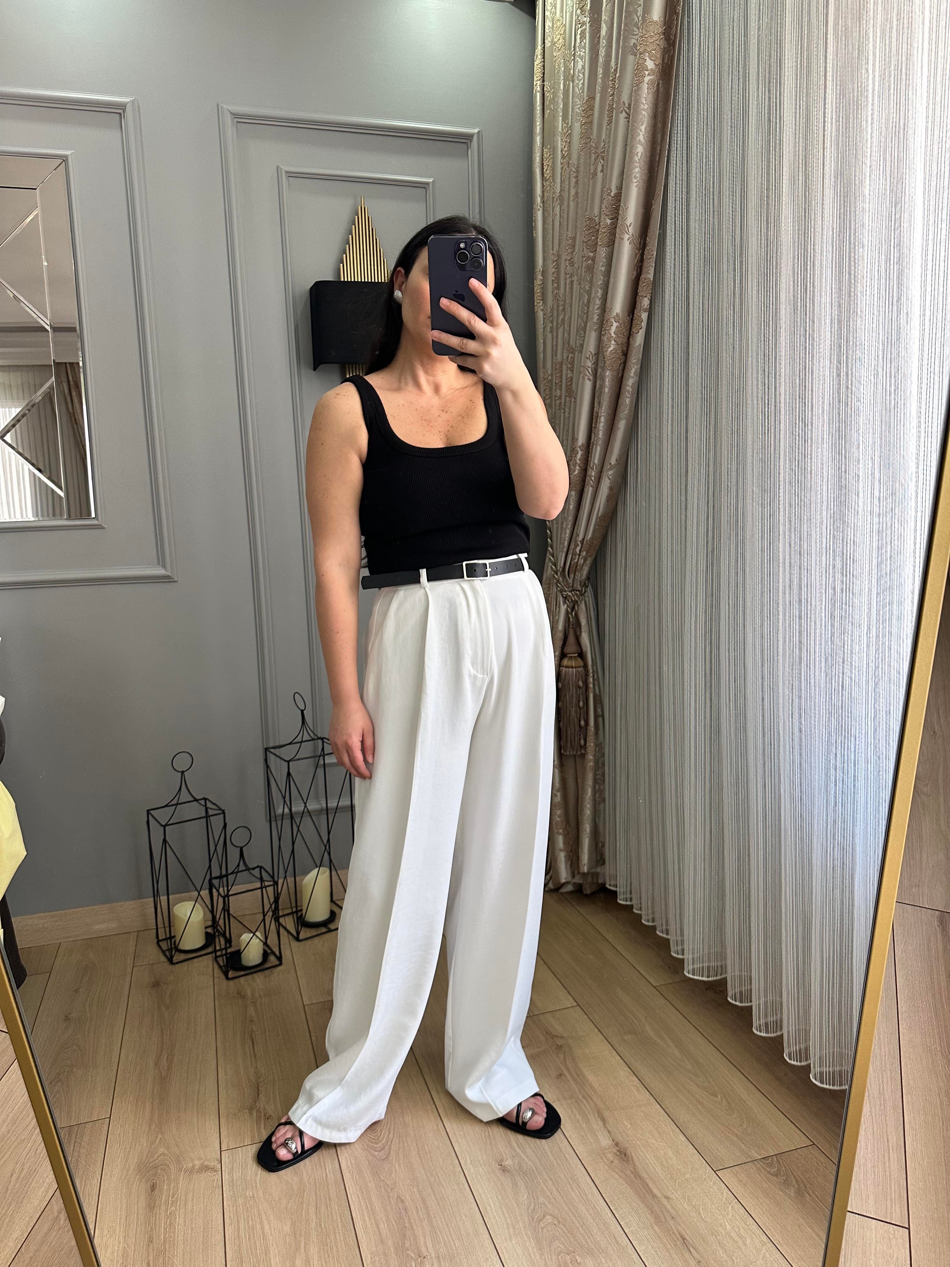 PREMIUM BEYAZ KLASİK PANTOLON