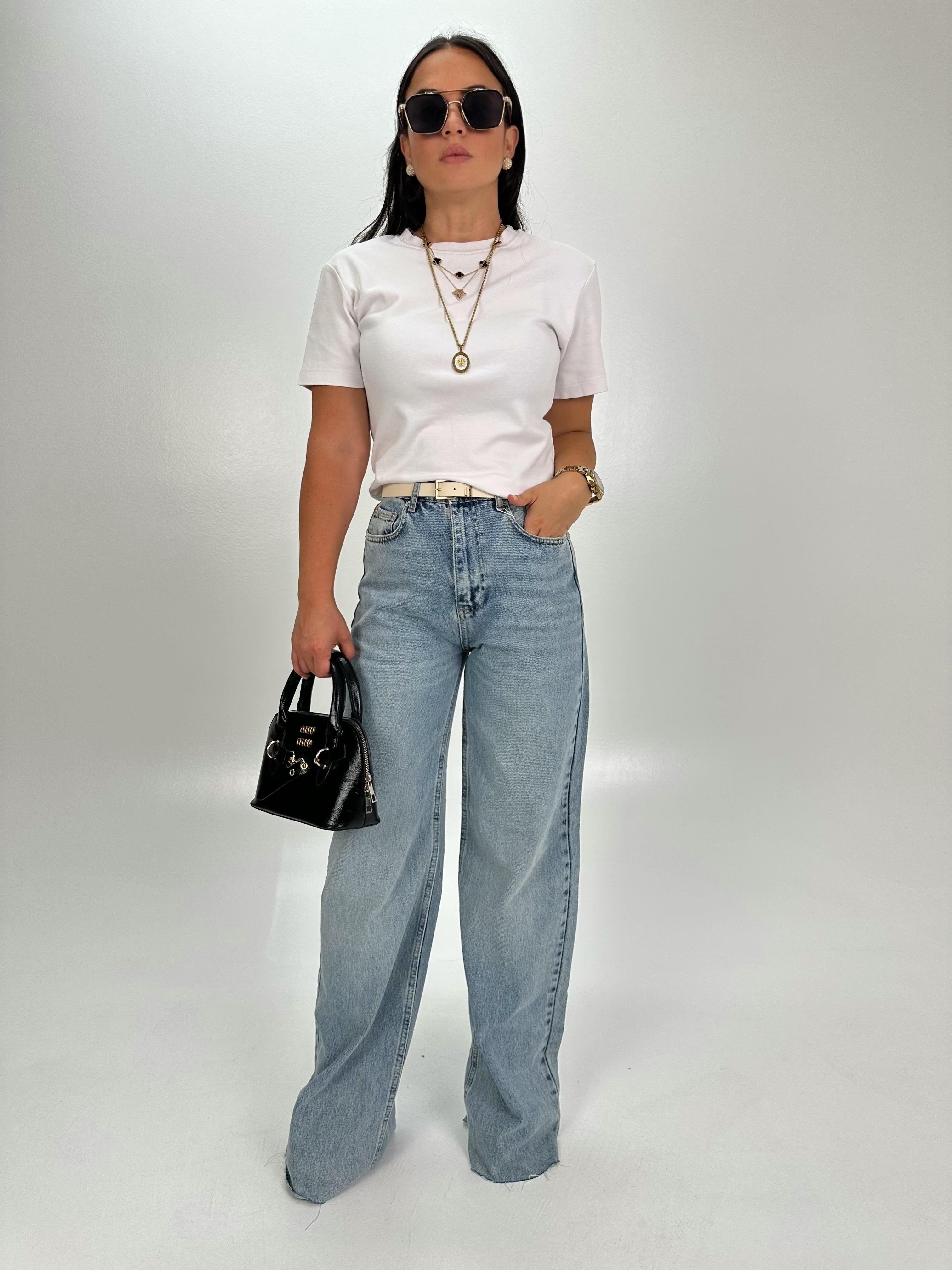 YIKMALI  KESİK PAÇA STRAİGHT JEAN