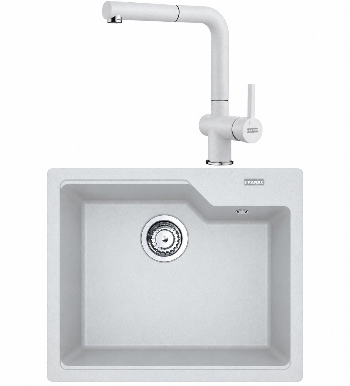 Franke Urban Ubg 610-56 Tek Gözlü Granit Eviye + Actıve Plus Doccıa 2.0 Armatür