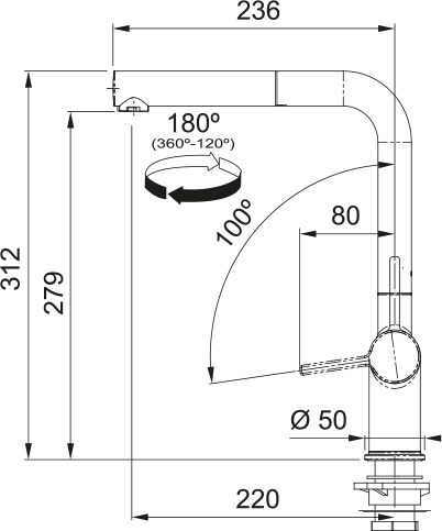 Franke Urban Ubg 611-86 Tek Gözlü Granit Eviye + Actıve Plus Doccıa 2.0 Armatür