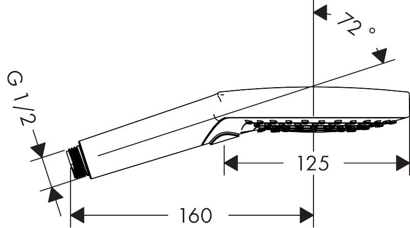 Hansgrohe Raindance Select El Duşu 120 3 jet