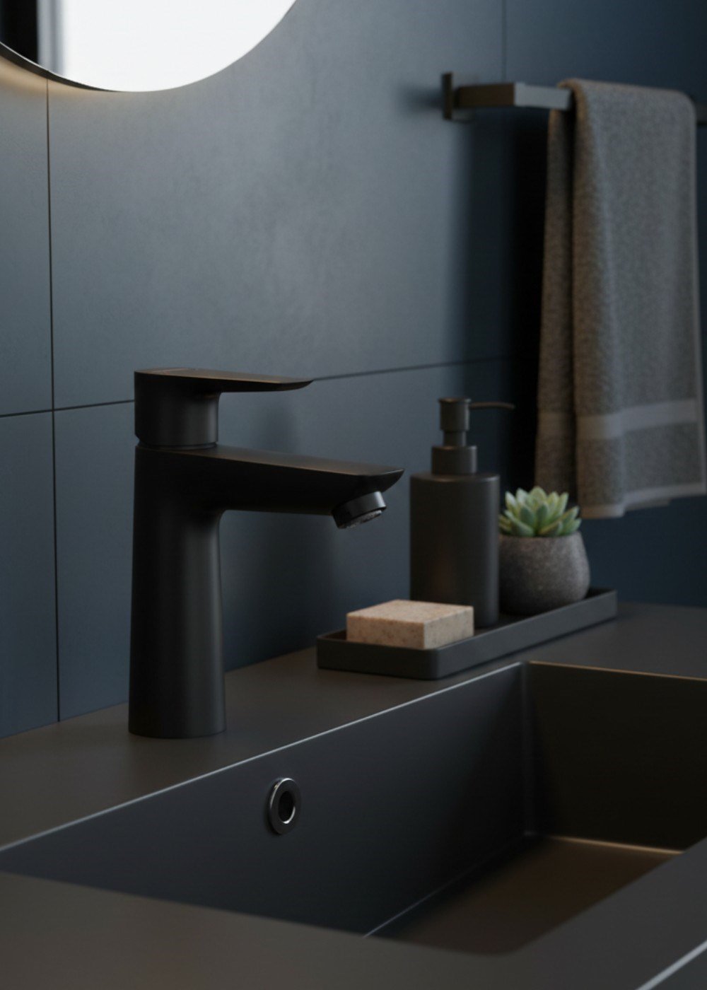 Hansgrohe Talis E Tek Kollu Lavabo Bataryası