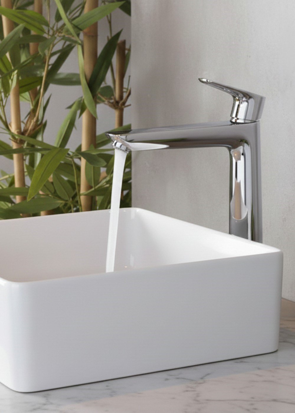Hansgrohe Talis E Tek Kollu Yüksek Lavabo Bataryası