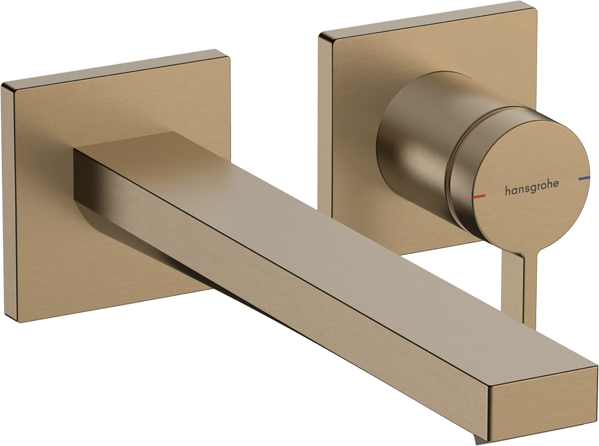Hansgrohe Tecturis Mat Bronz Tek Kollu Ankastre Lavabo Bataryası