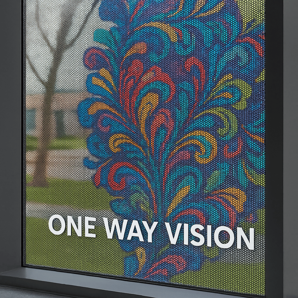 One Way Vision Baskı