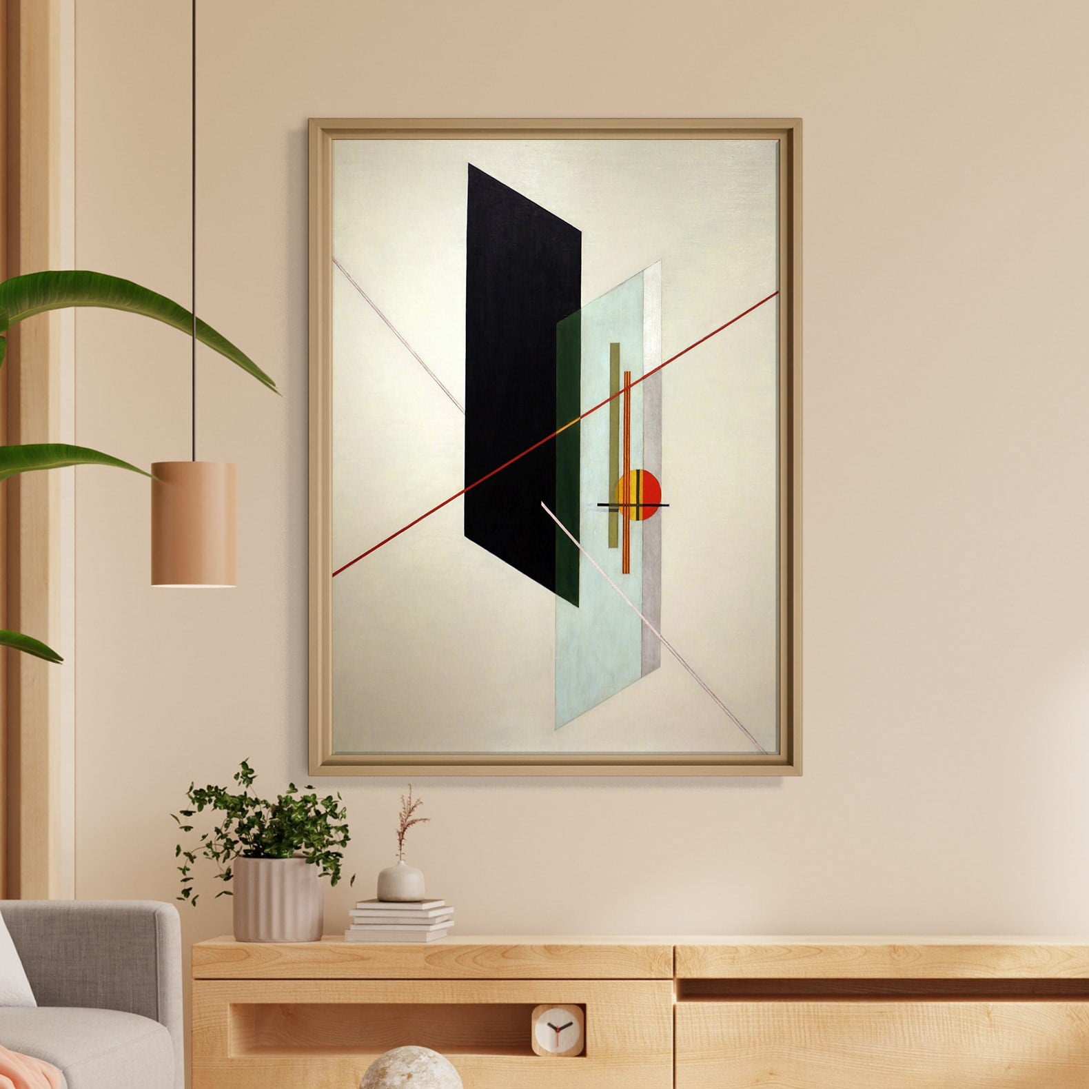 A IX (1923) Kanvas Tablo – László Moholy-Nagy Bauhaus Soyut Geometrik Modern Sanat Baskısı
