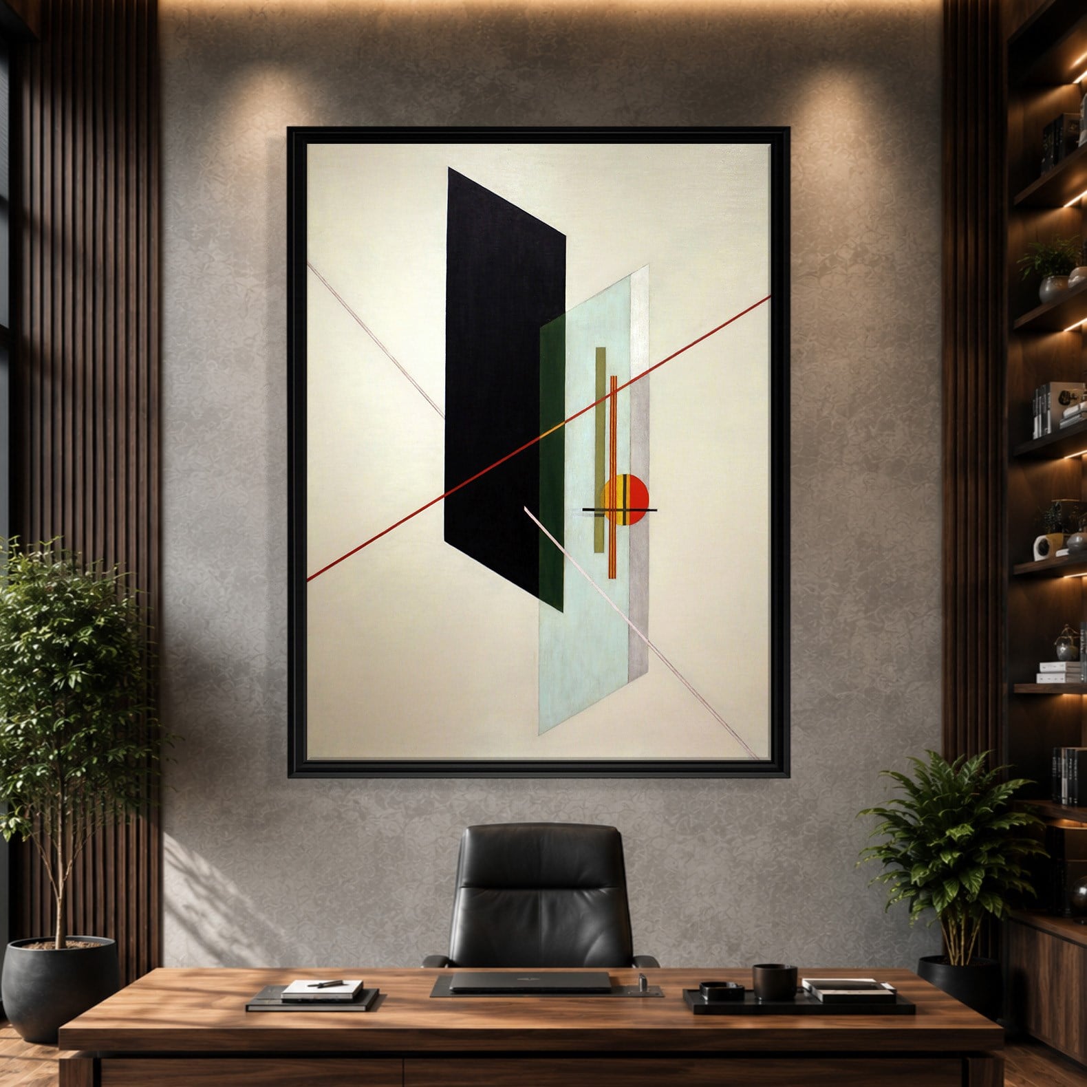 A IX (1923) Kanvas Tablo – László Moholy-Nagy Bauhaus Soyut Geometrik Modern Sanat Baskısı