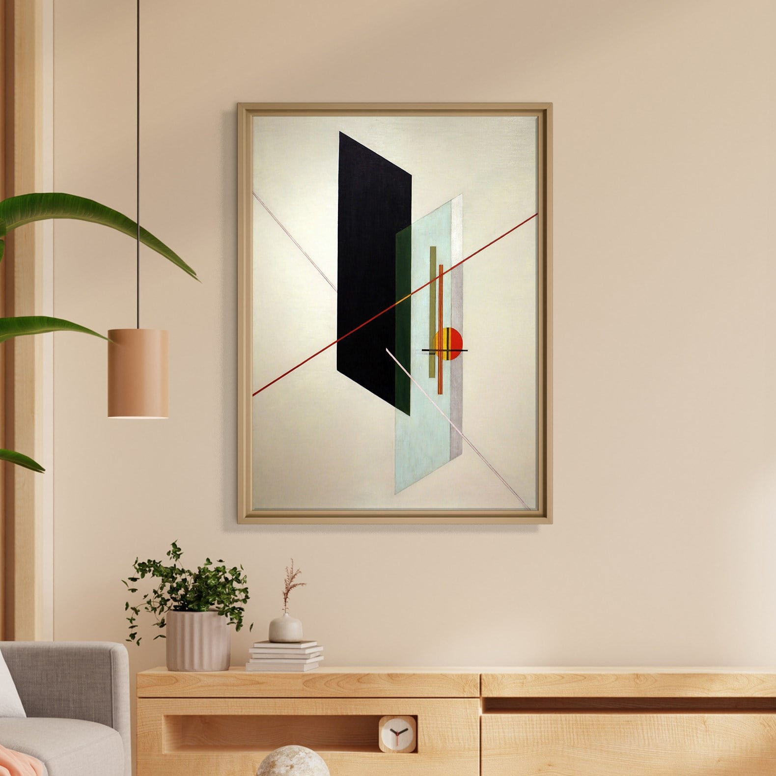 A IX (1923) Kanvas Tablo – László Moholy-Nagy Bauhaus Soyut Geometrik Modern Sanat Baskısı