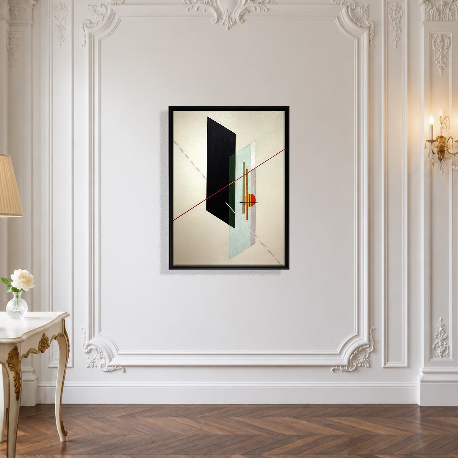A IX (1923) Kanvas Tablo – László Moholy-Nagy Bauhaus Soyut Geometrik Modern Sanat Baskısı