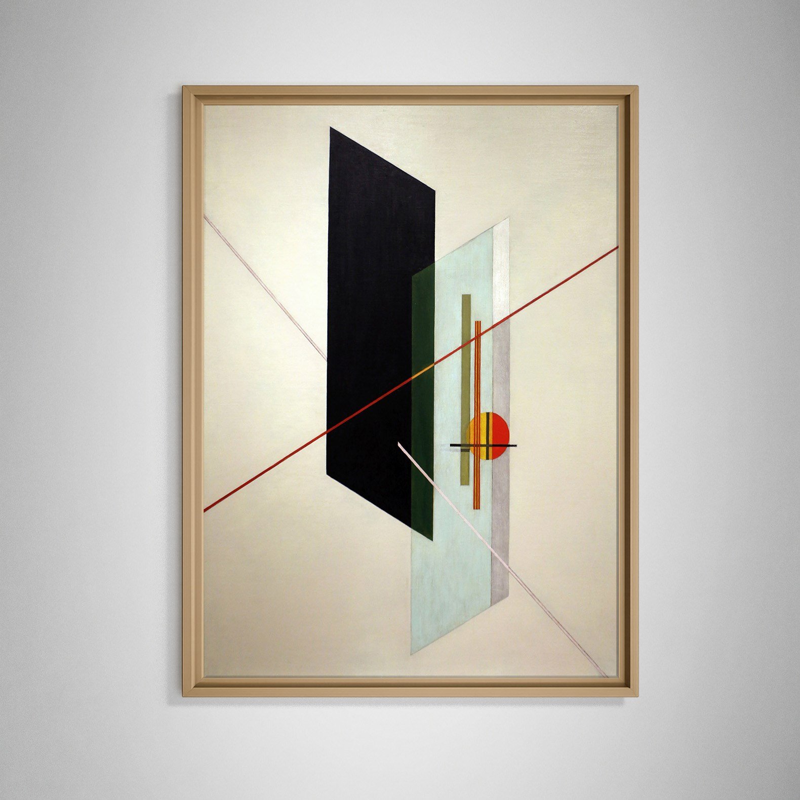 A IX (1923) Kanvas Tablo – László Moholy-Nagy Bauhaus Soyut Geometrik Modern Sanat Baskısı