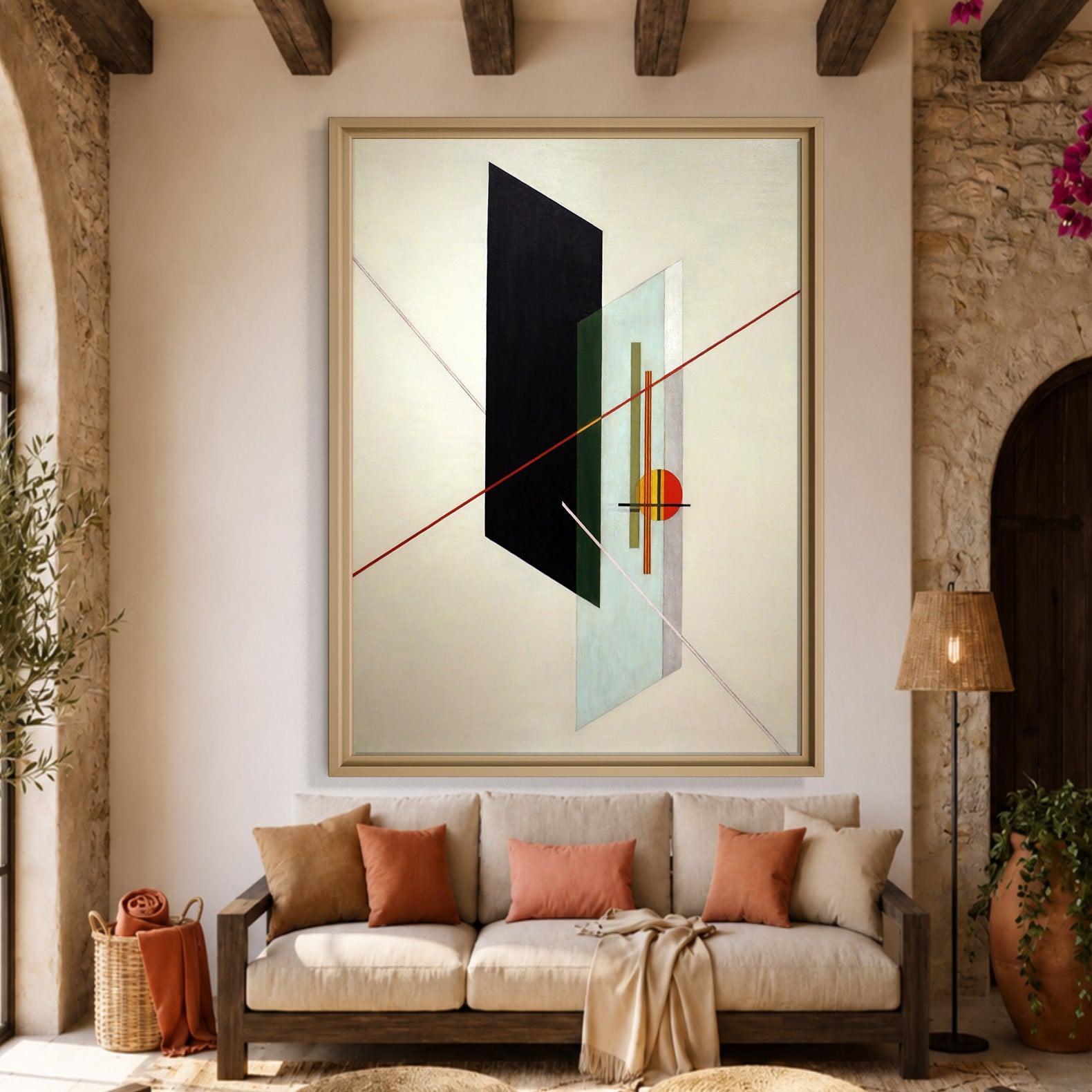 A IX (1923) Kanvas Tablo – László Moholy-Nagy Bauhaus Soyut Geometrik Modern Sanat Baskısı