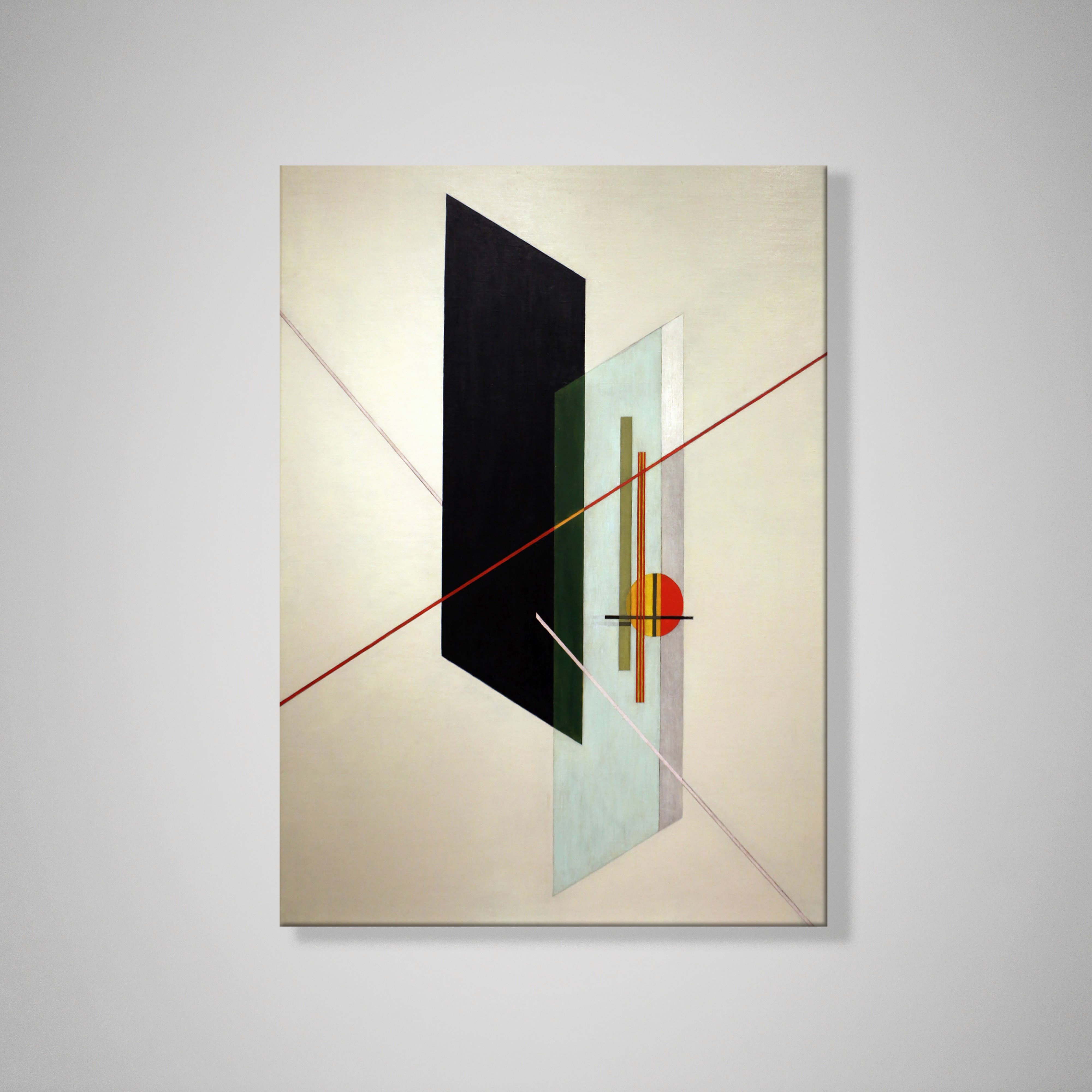 A IX (1923) Kanvas Tablo – László Moholy-Nagy Bauhaus Soyut Geometrik Modern Sanat Baskısı