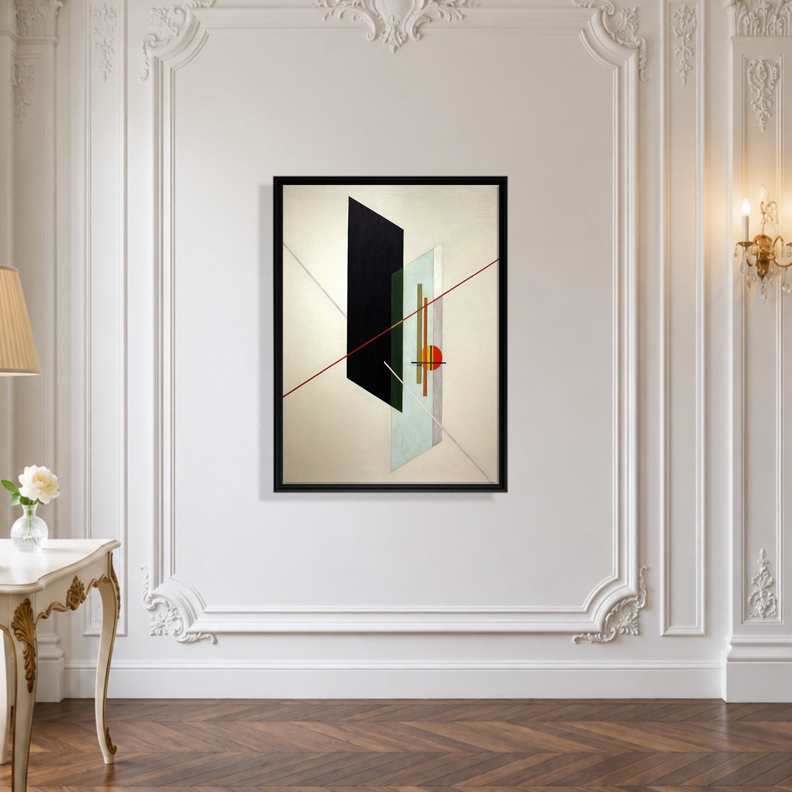 A IX (1923) Kanvas Tablo – László Moholy-Nagy Bauhaus Soyut Geometrik Modern Sanat Baskısı