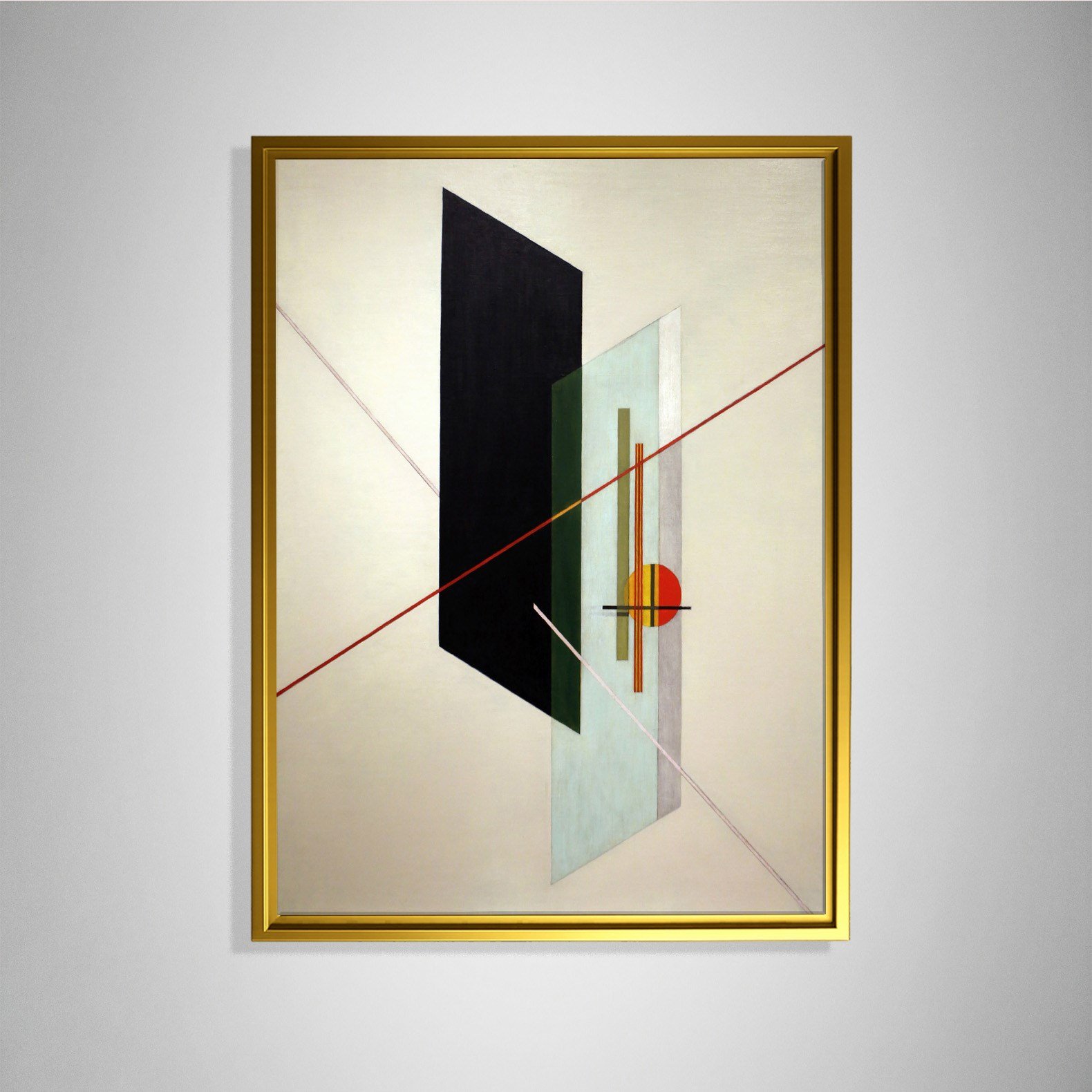 A IX (1923) Kanvas Tablo – László Moholy-Nagy Bauhaus Soyut Geometrik Modern Sanat Baskısı