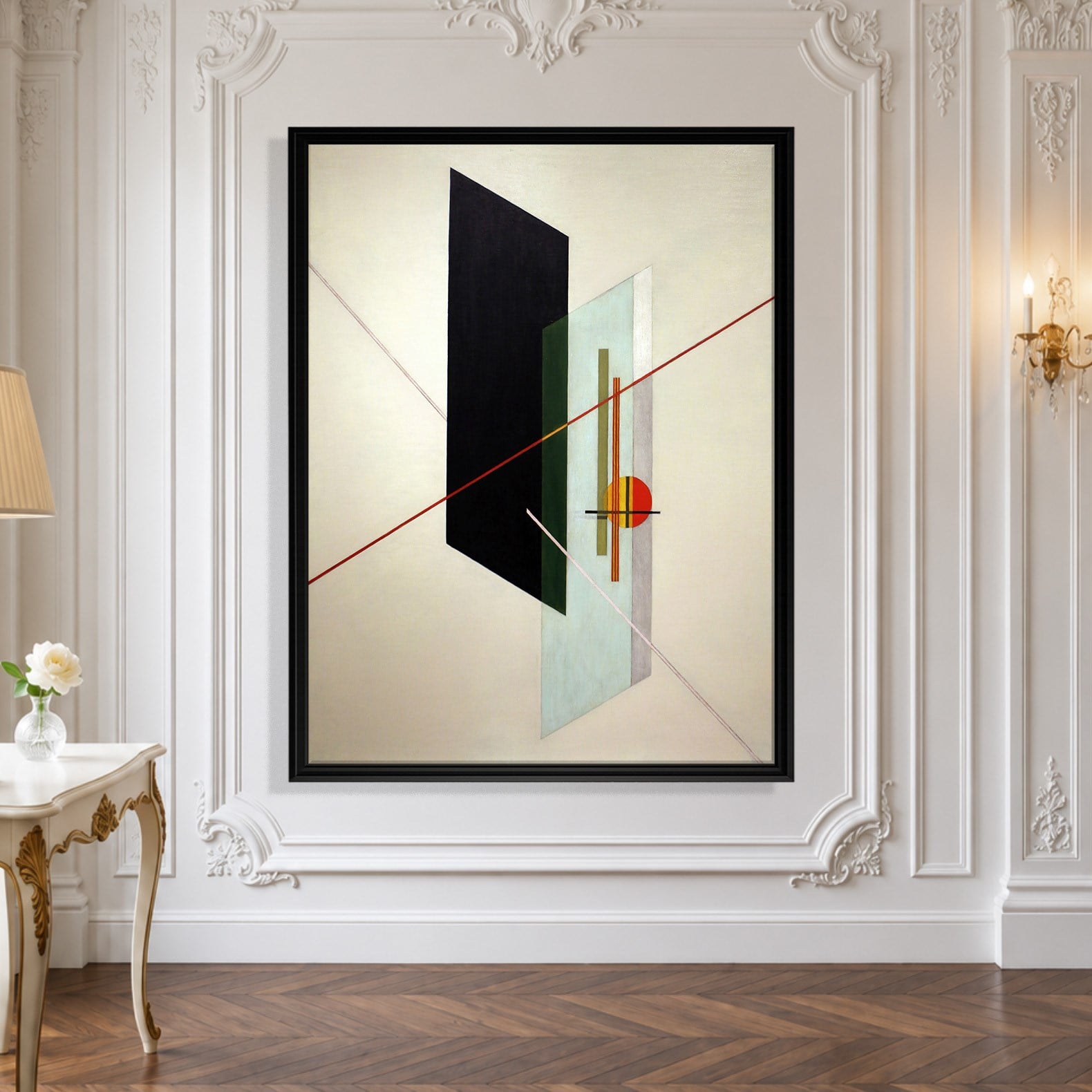 A IX (1923) Kanvas Tablo – László Moholy-Nagy Bauhaus Soyut Geometrik Modern Sanat Baskısı