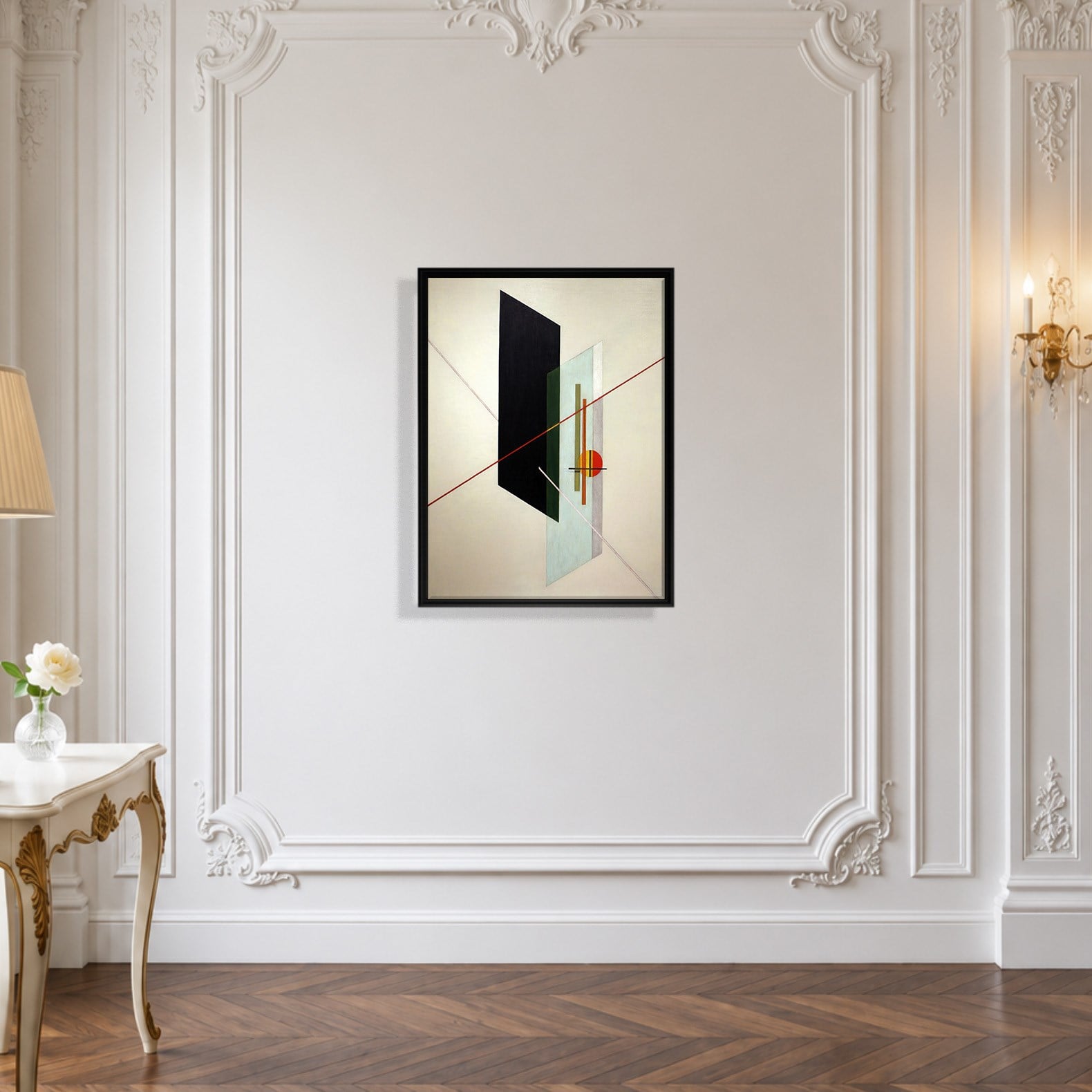 A IX (1923) Kanvas Tablo – László Moholy-Nagy Bauhaus Soyut Geometrik Modern Sanat Baskısı