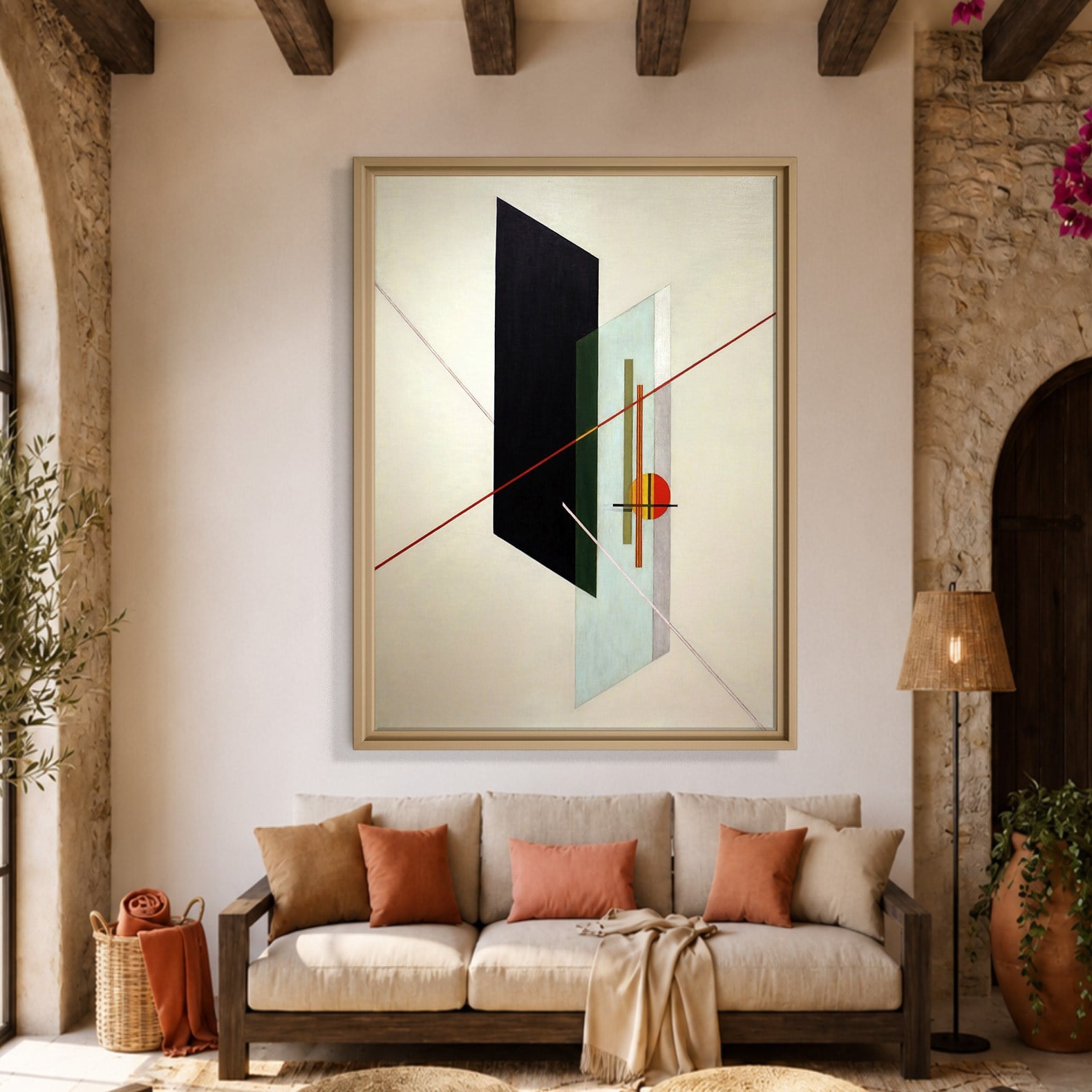 A IX (1923) Kanvas Tablo – László Moholy-Nagy Bauhaus Soyut Geometrik Modern Sanat Baskısı