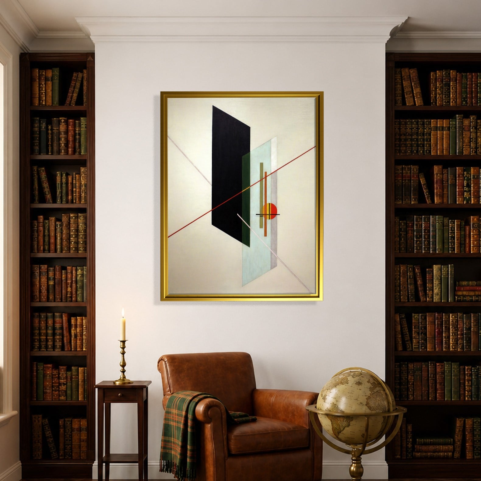 A IX (1923) Kanvas Tablo – László Moholy-Nagy Bauhaus Soyut Geometrik Modern Sanat Baskısı