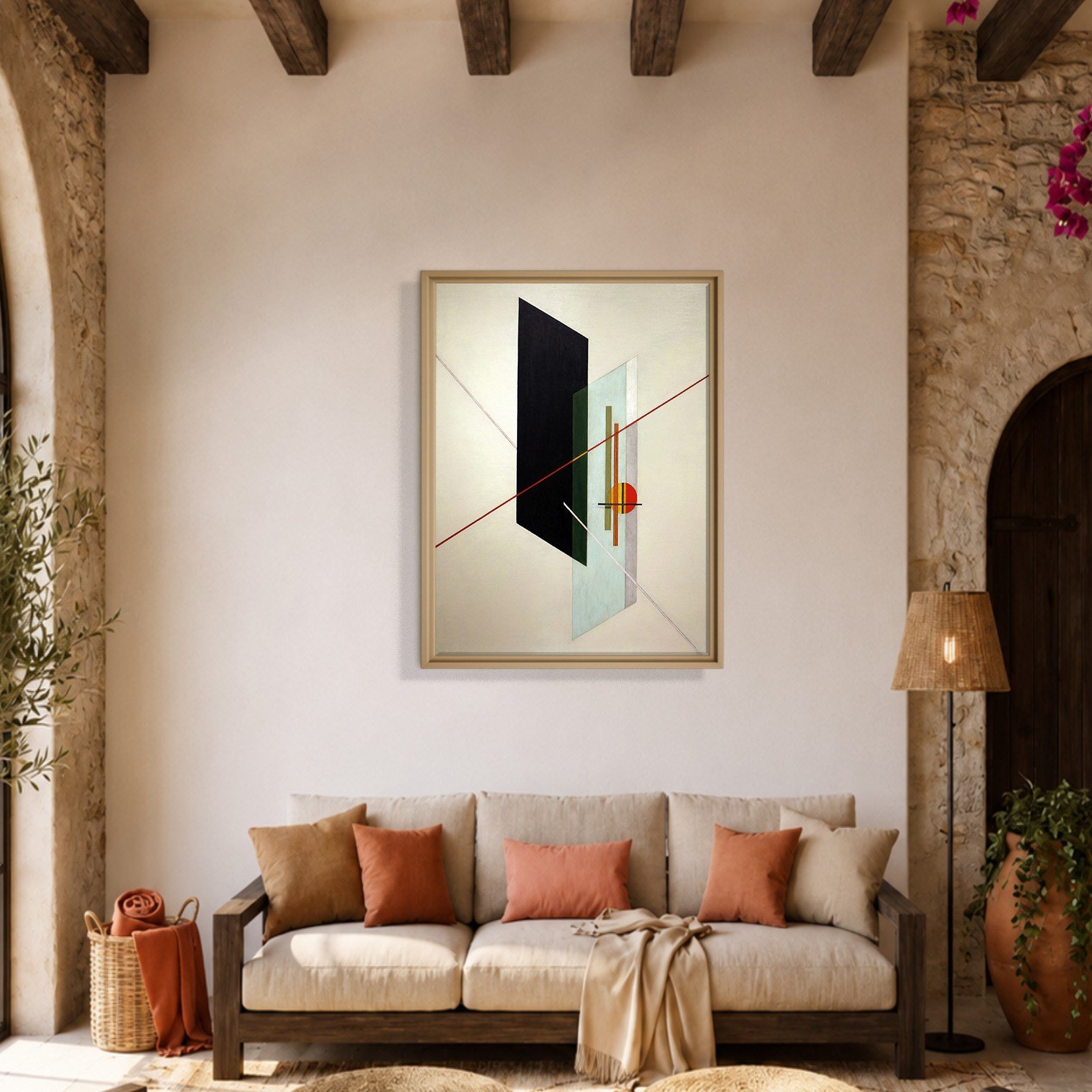 A IX (1923) Kanvas Tablo – László Moholy-Nagy Bauhaus Soyut Geometrik Modern Sanat Baskısı