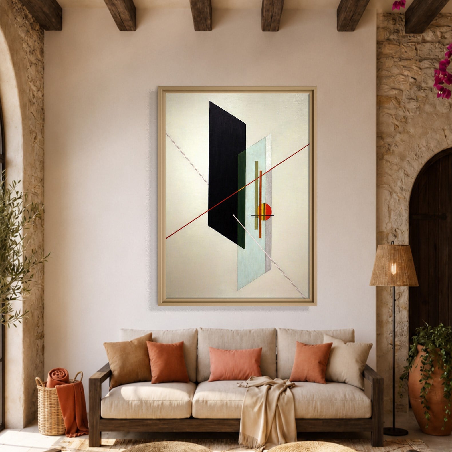 A IX (1923) Kanvas Tablo – László Moholy-Nagy Bauhaus Soyut Geometrik Modern Sanat Baskısı