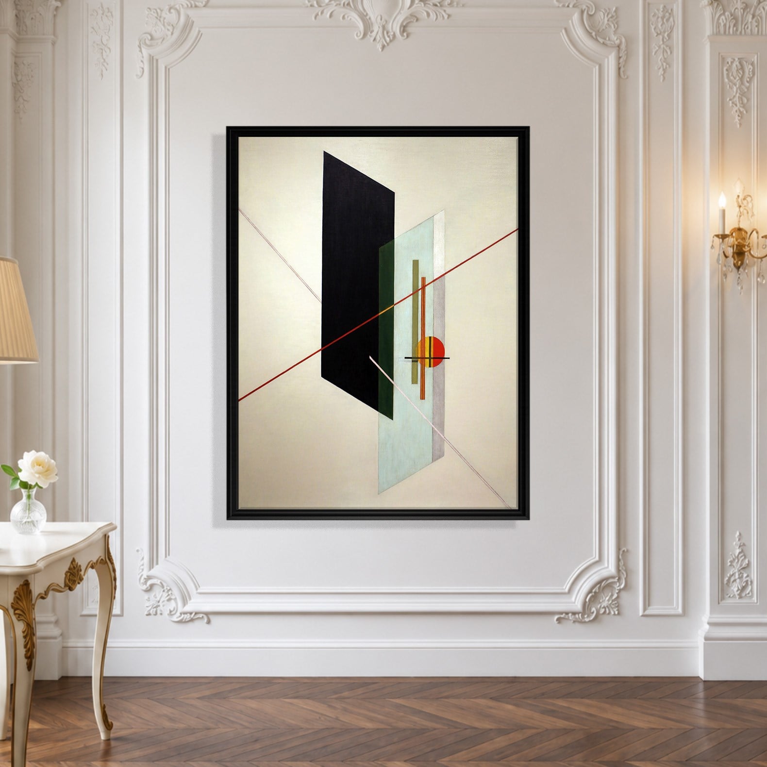 A IX (1923) Kanvas Tablo – László Moholy-Nagy Bauhaus Soyut Geometrik Modern Sanat Baskısı