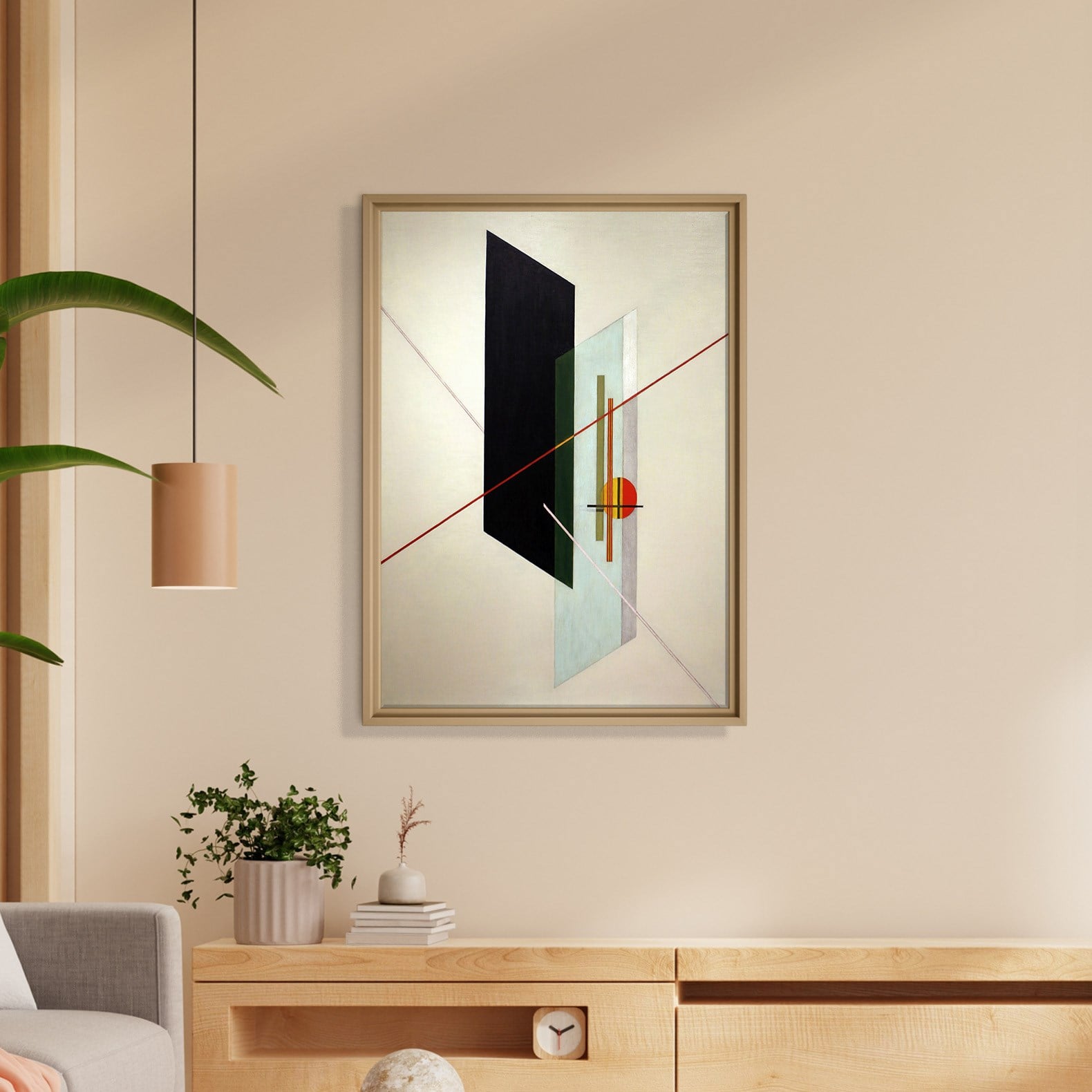 A IX (1923) Kanvas Tablo – László Moholy-Nagy Bauhaus Soyut Geometrik Modern Sanat Baskısı