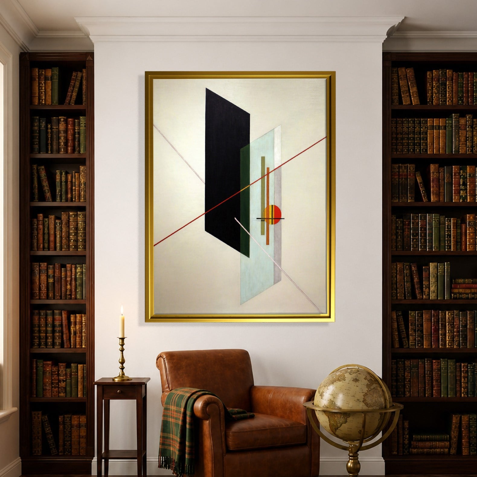 A IX (1923) Kanvas Tablo – László Moholy-Nagy Bauhaus Soyut Geometrik Modern Sanat Baskısı