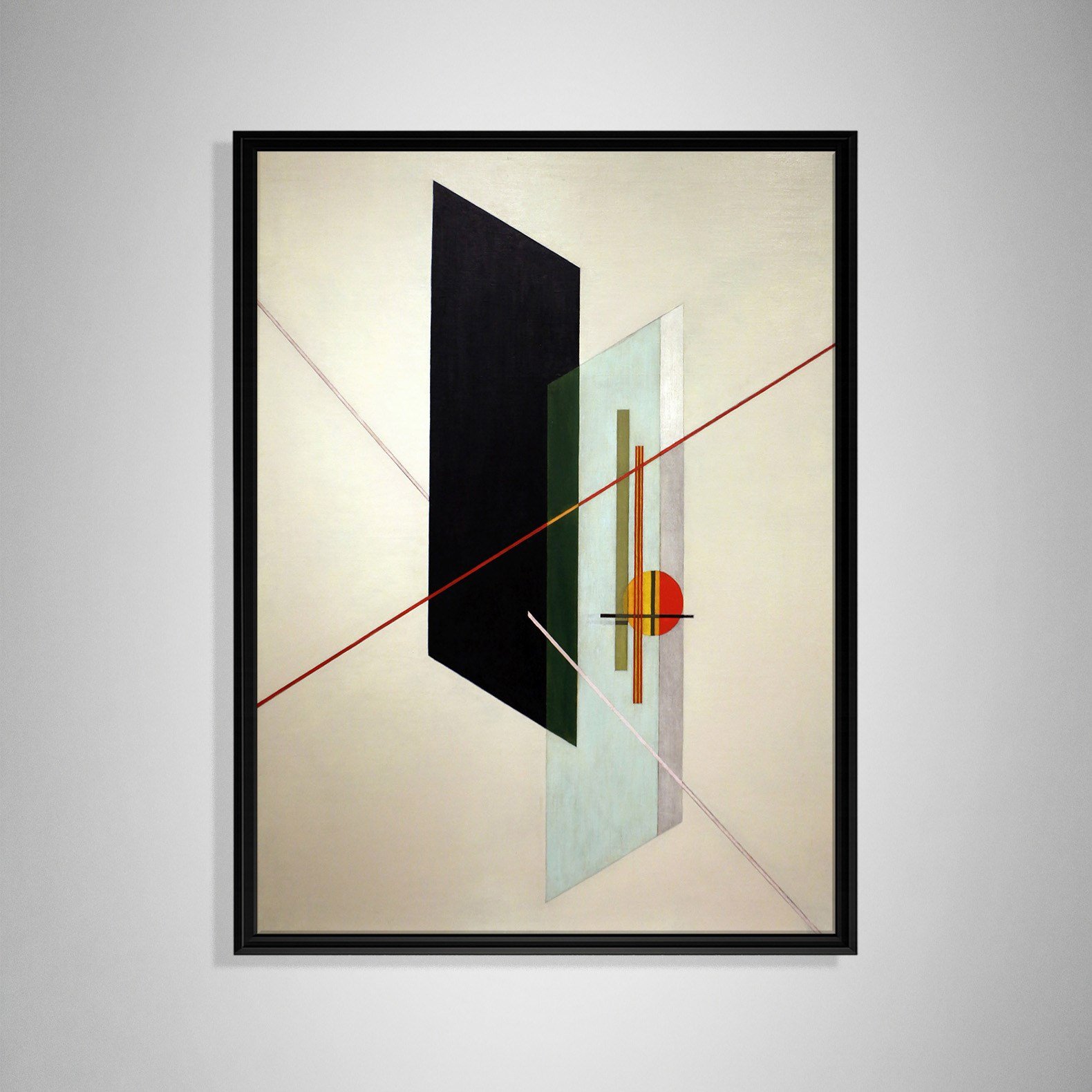 A IX (1923) Kanvas Tablo – László Moholy-Nagy Bauhaus Soyut Geometrik Modern Sanat Baskısı