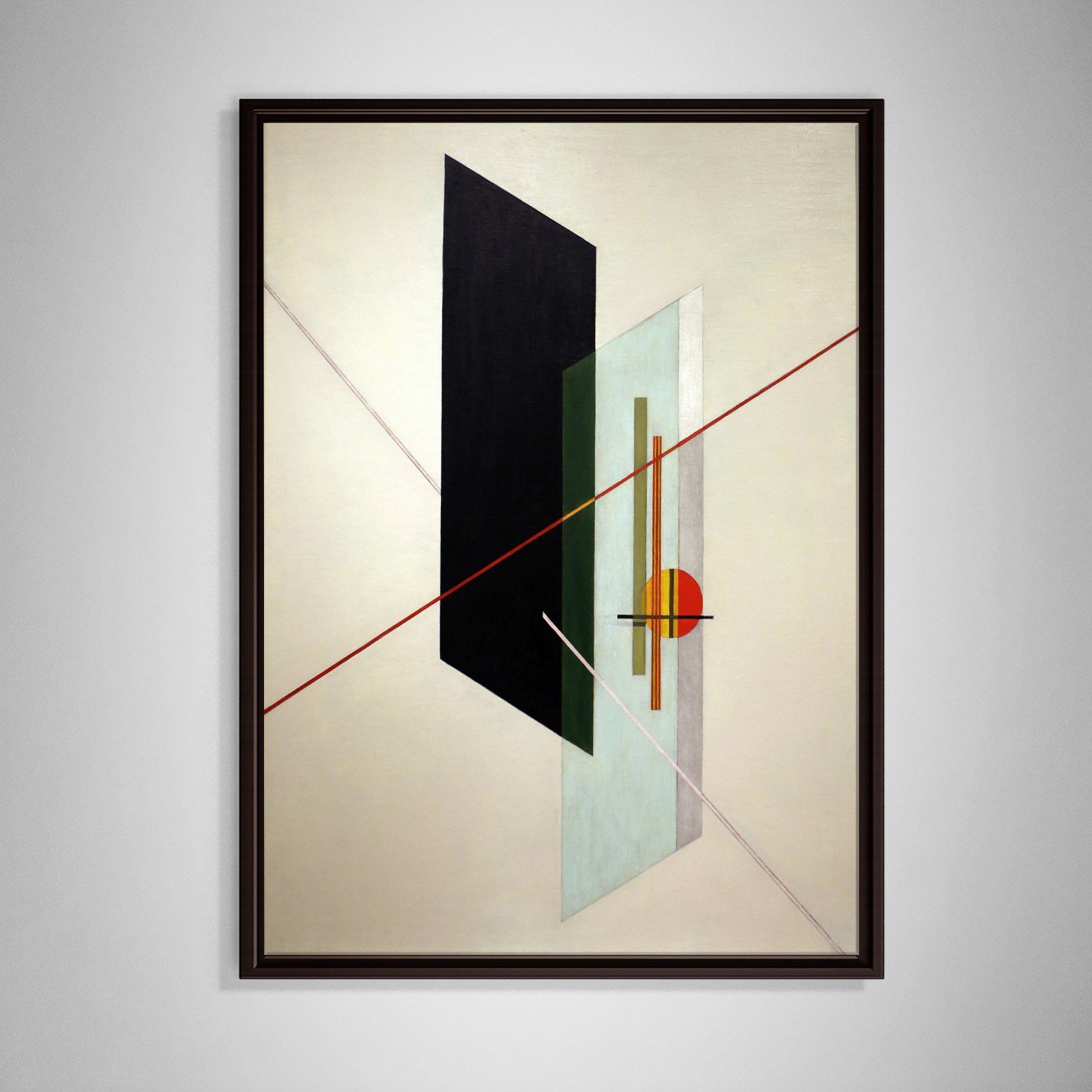 A IX (1923) Kanvas Tablo – László Moholy-Nagy Bauhaus Soyut Geometrik Modern Sanat Baskısı