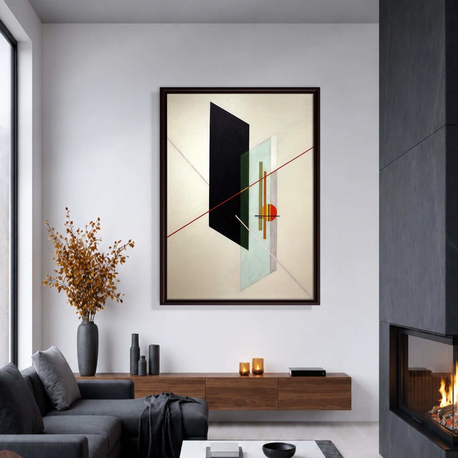 A IX (1923) Kanvas Tablo – László Moholy-Nagy Bauhaus Soyut Geometrik Modern Sanat Baskısı