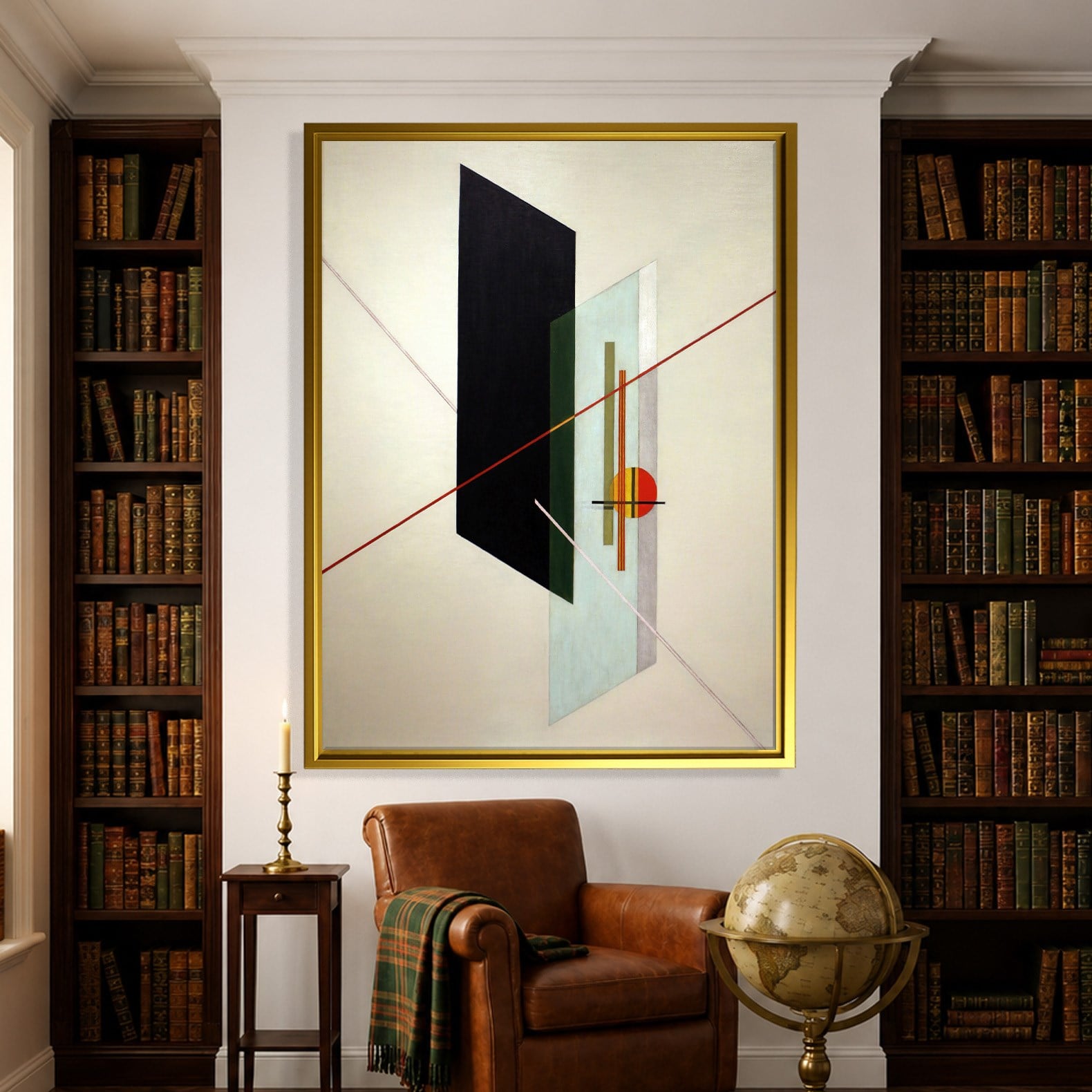 A IX (1923) Kanvas Tablo – László Moholy-Nagy Bauhaus Soyut Geometrik Modern Sanat Baskısı