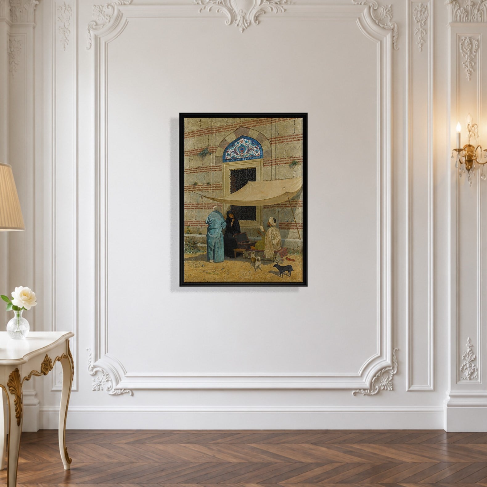 Arzuhalci Kanvas Tablo – Osman Hamdi Bey Public Scribe Klasik Sanat Eseri