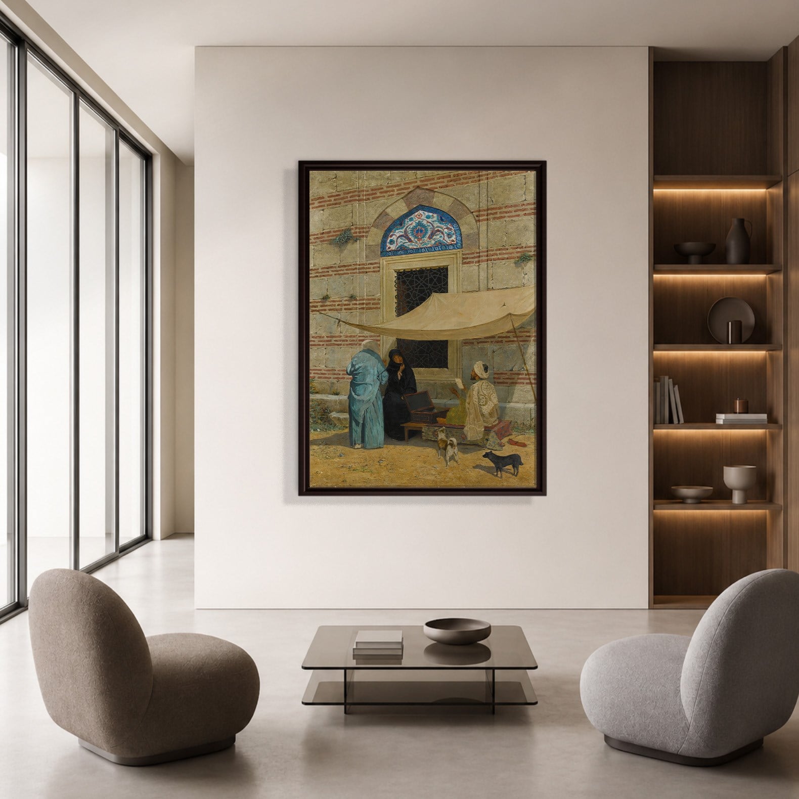 Arzuhalci Kanvas Tablo – Osman Hamdi Bey Public Scribe Klasik Sanat Eseri