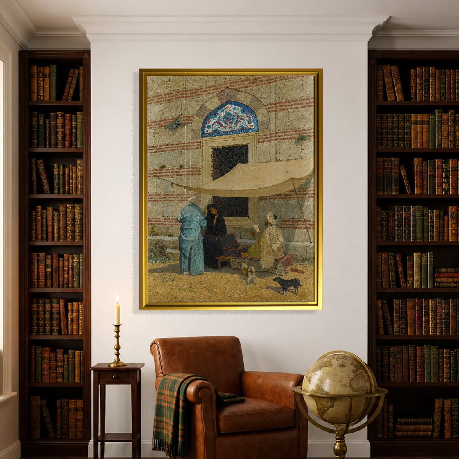 Arzuhalci Kanvas Tablo – Osman Hamdi Bey Public Scribe Klasik Sanat Eseri