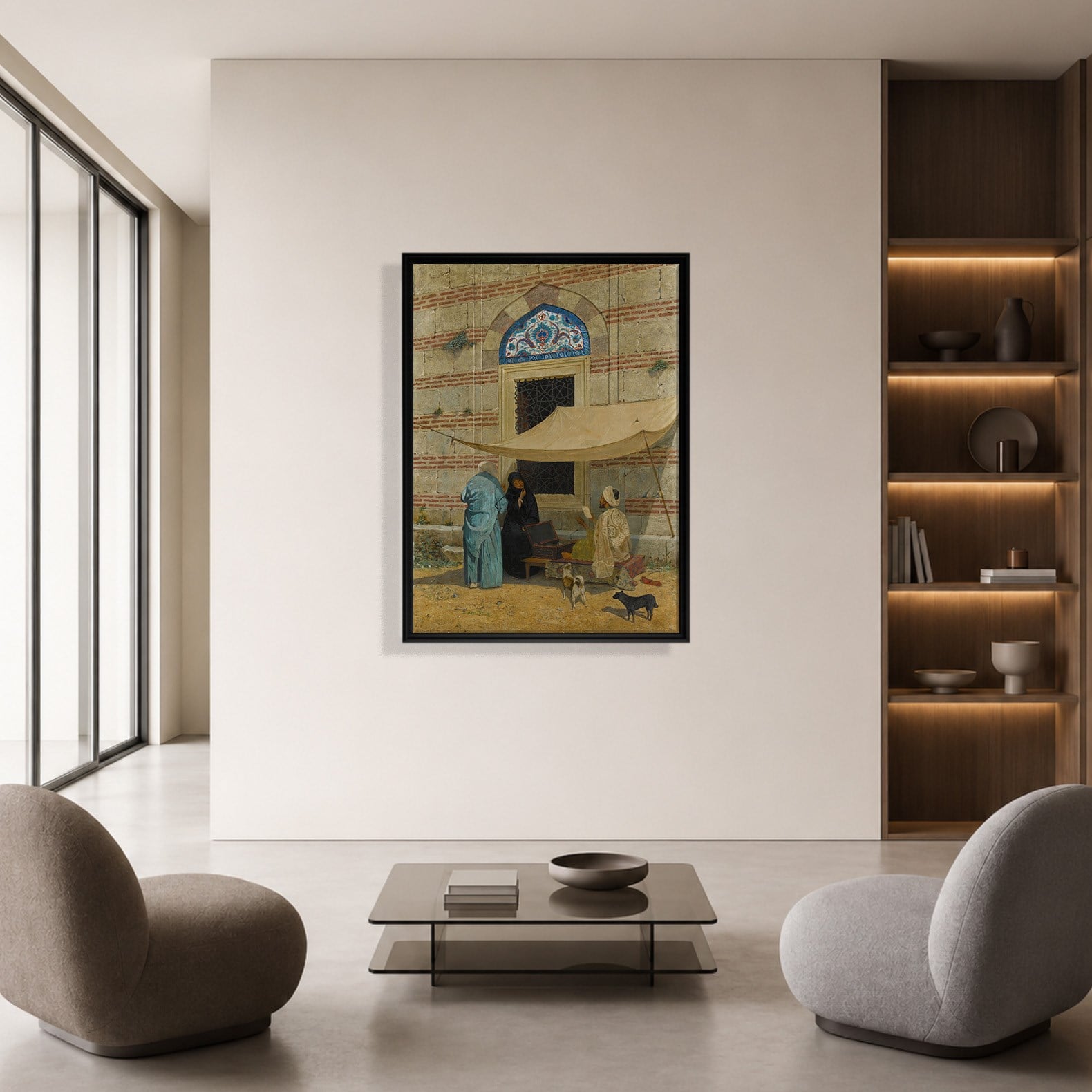 Arzuhalci Kanvas Tablo – Osman Hamdi Bey Public Scribe Klasik Sanat Eseri