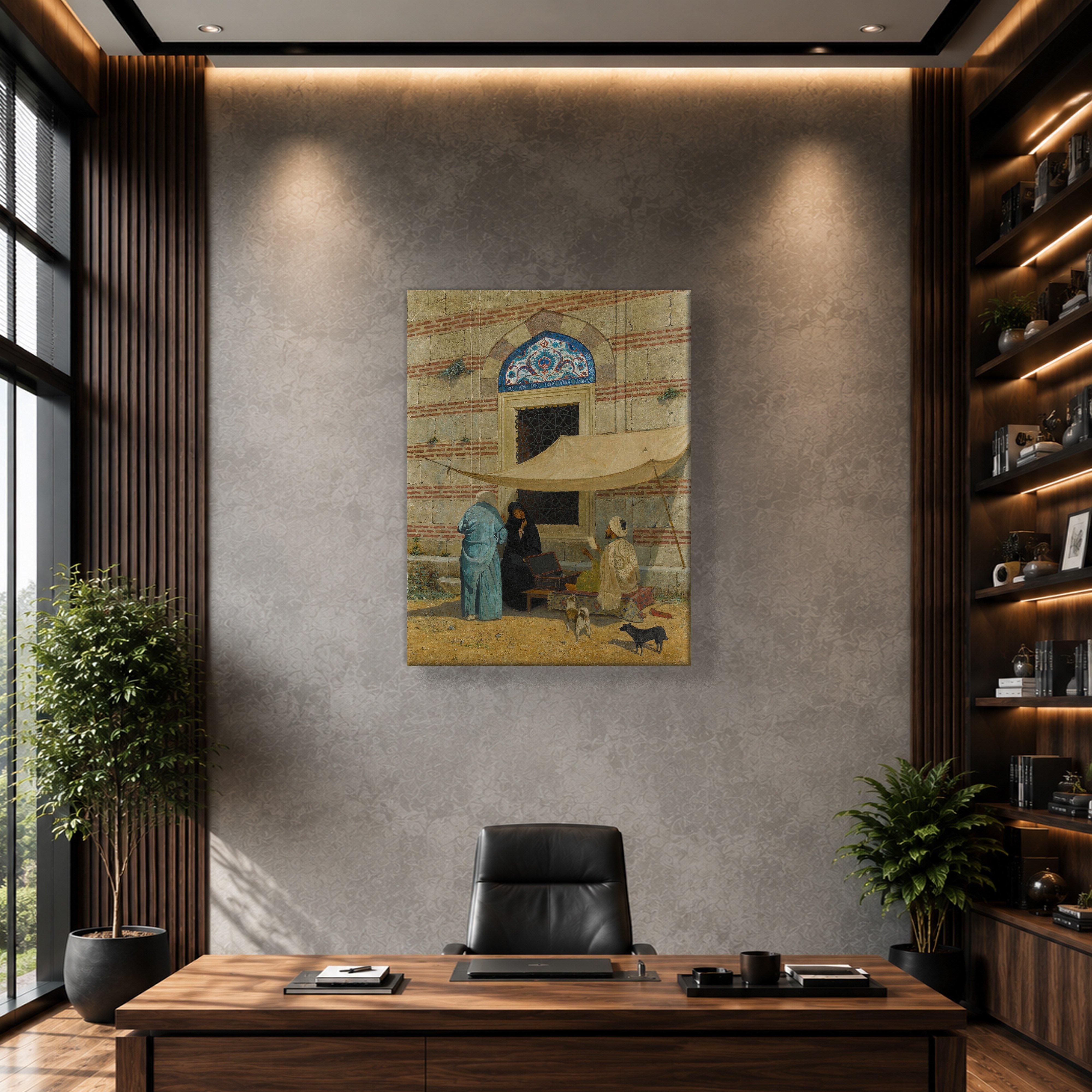 Arzuhalci Kanvas Tablo – Osman Hamdi Bey Public Scribe Klasik Sanat Eseri