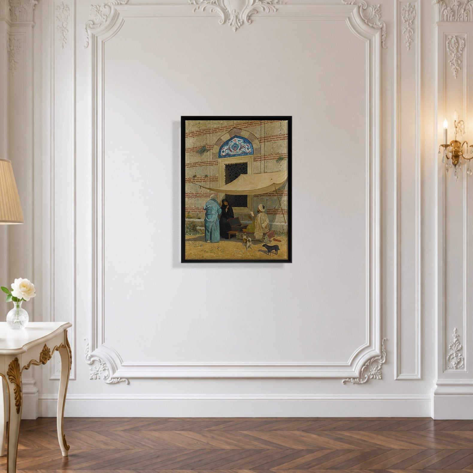 Arzuhalci Kanvas Tablo – Osman Hamdi Bey Public Scribe Klasik Sanat Eseri