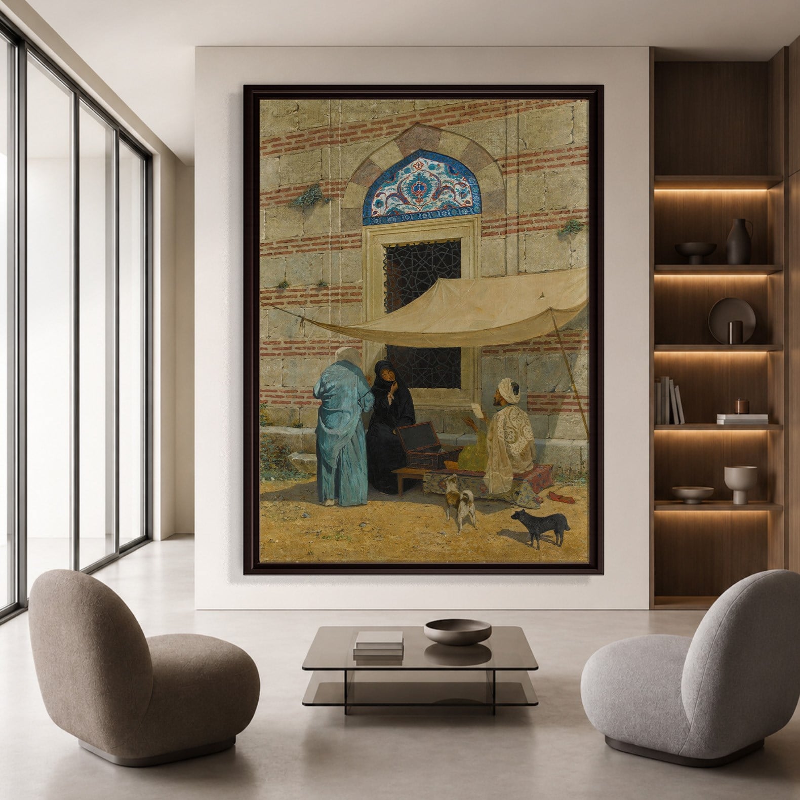 Arzuhalci Kanvas Tablo – Osman Hamdi Bey Public Scribe Klasik Sanat Eseri