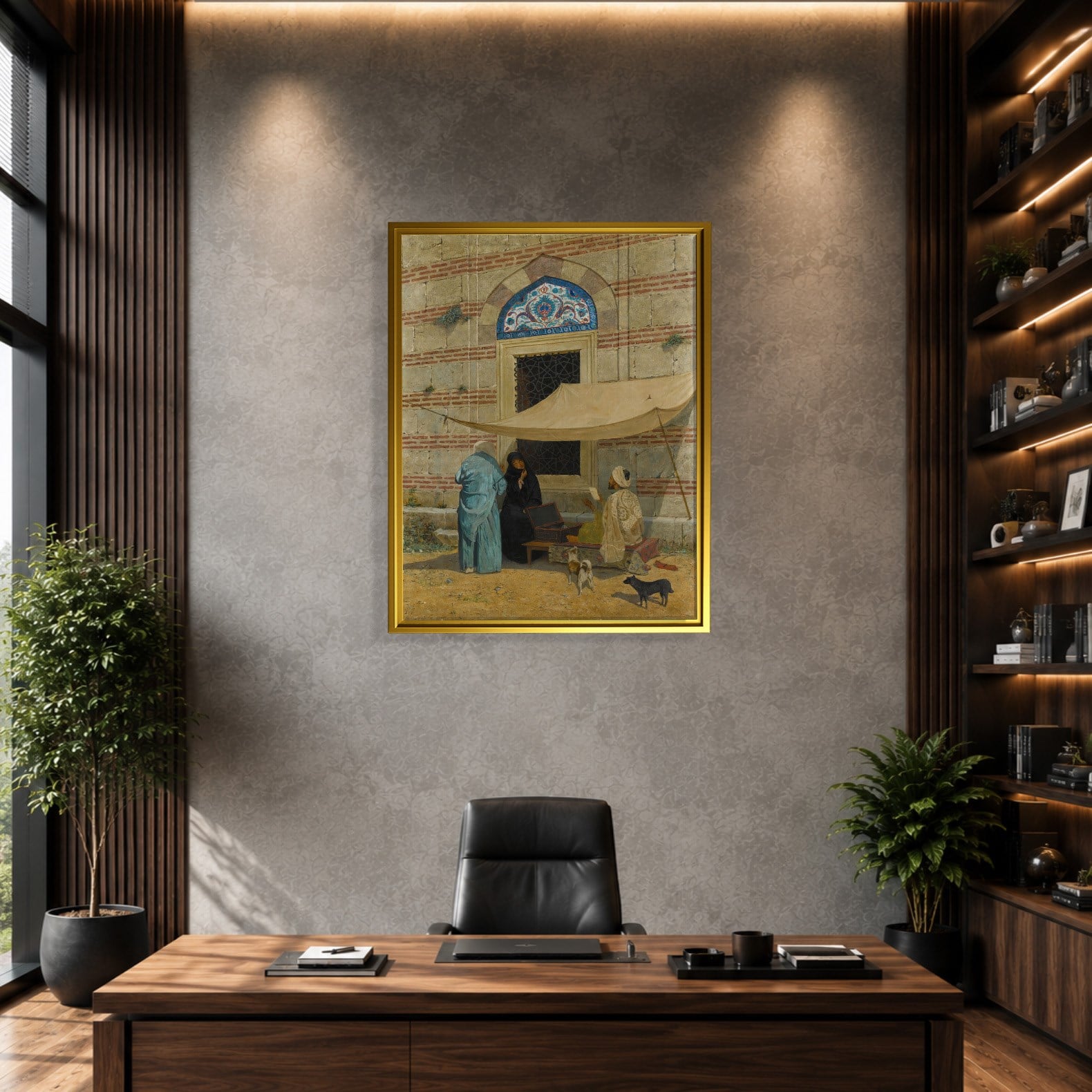 Arzuhalci Kanvas Tablo – Osman Hamdi Bey Public Scribe Klasik Sanat Eseri