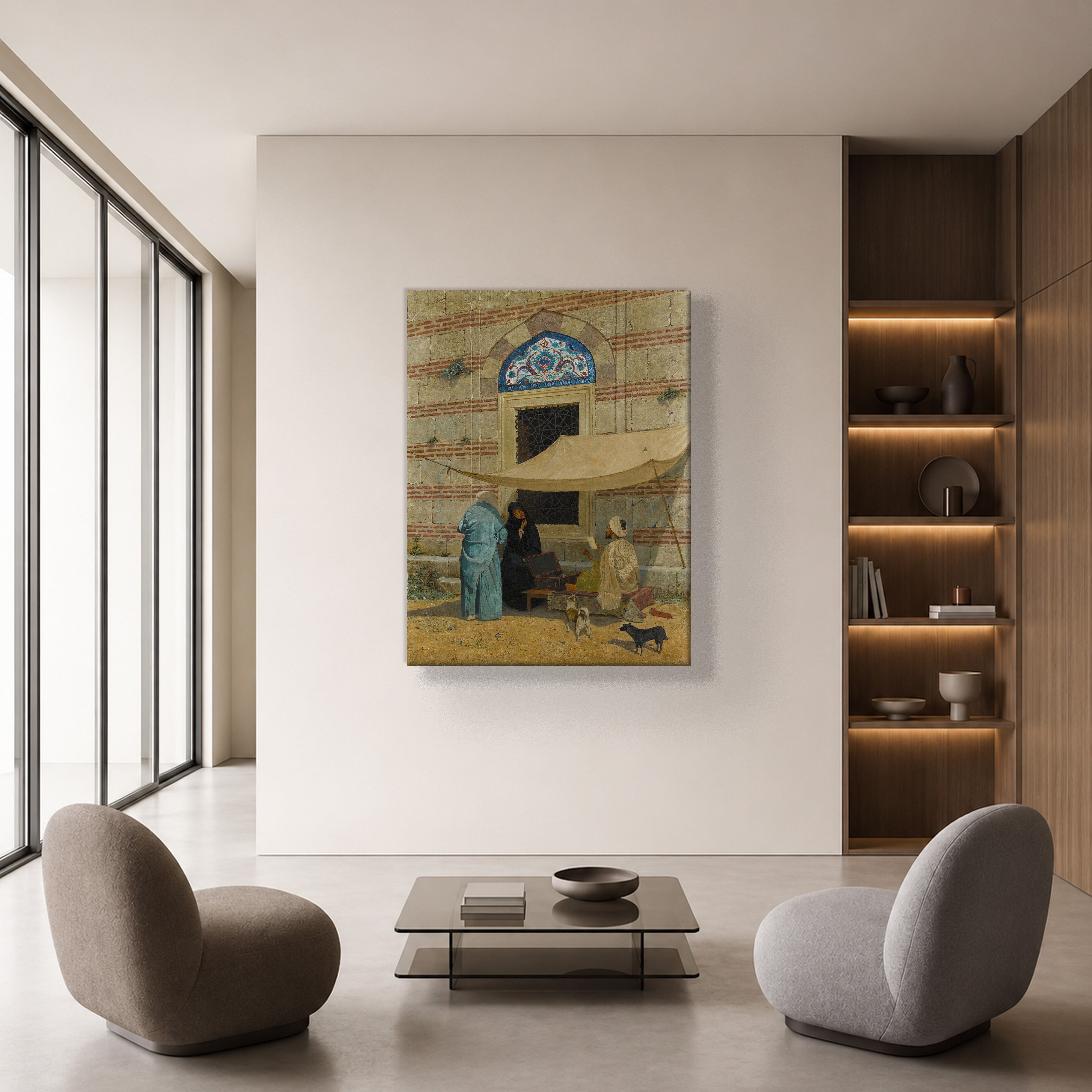 Arzuhalci Kanvas Tablo – Osman Hamdi Bey Public Scribe Klasik Sanat Eseri