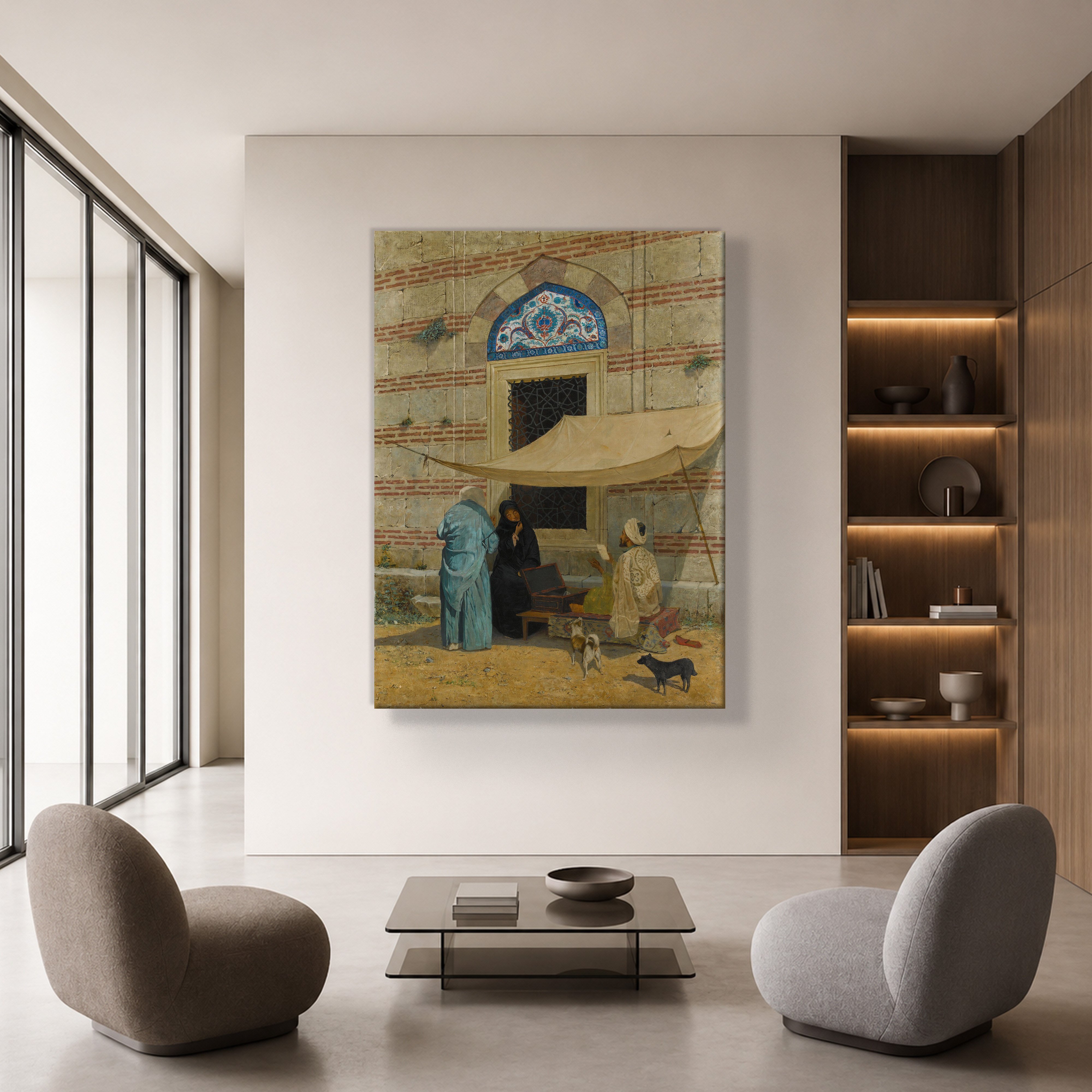 Arzuhalci Kanvas Tablo – Osman Hamdi Bey Public Scribe Klasik Sanat Eseri