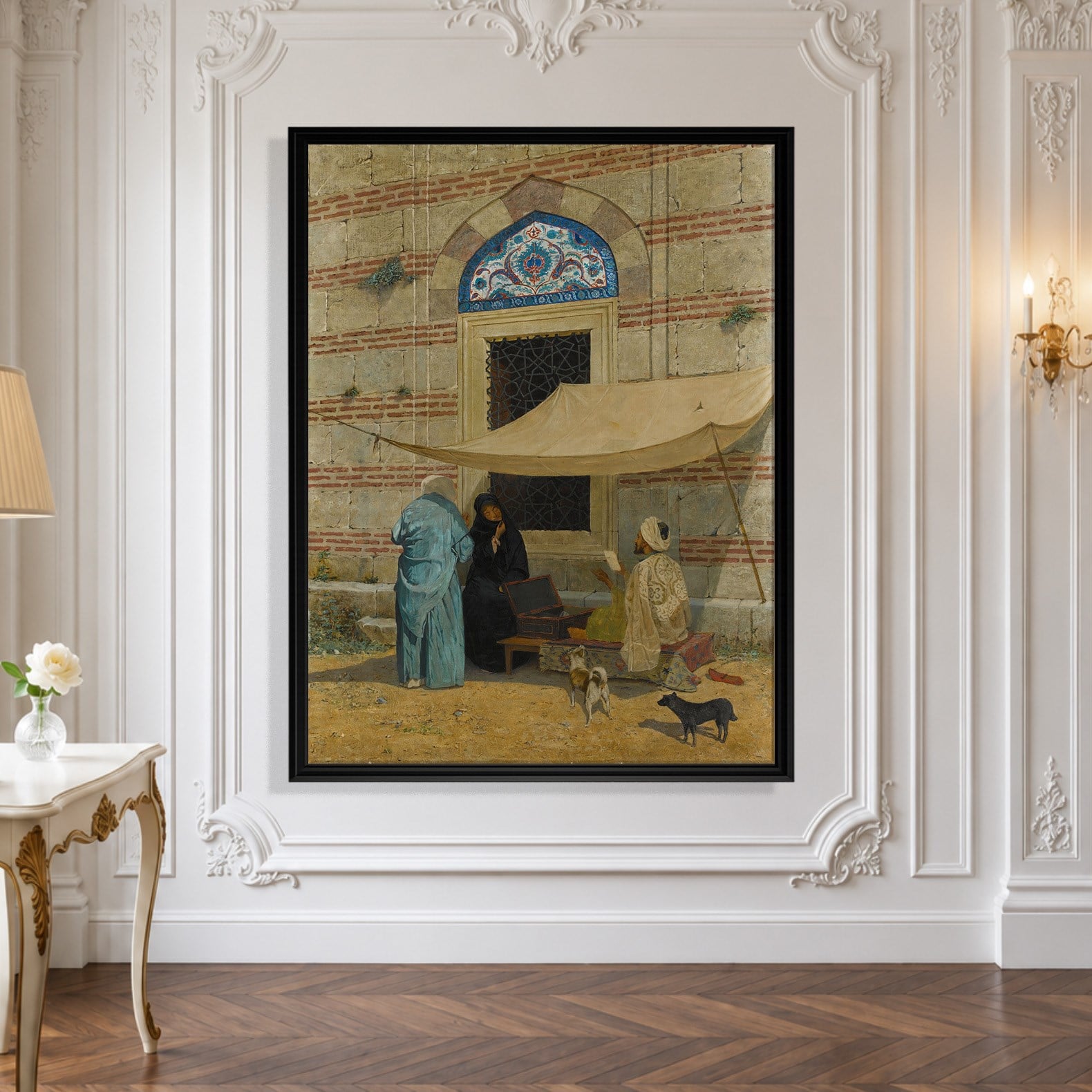 Arzuhalci Kanvas Tablo – Osman Hamdi Bey Public Scribe Klasik Sanat Eseri