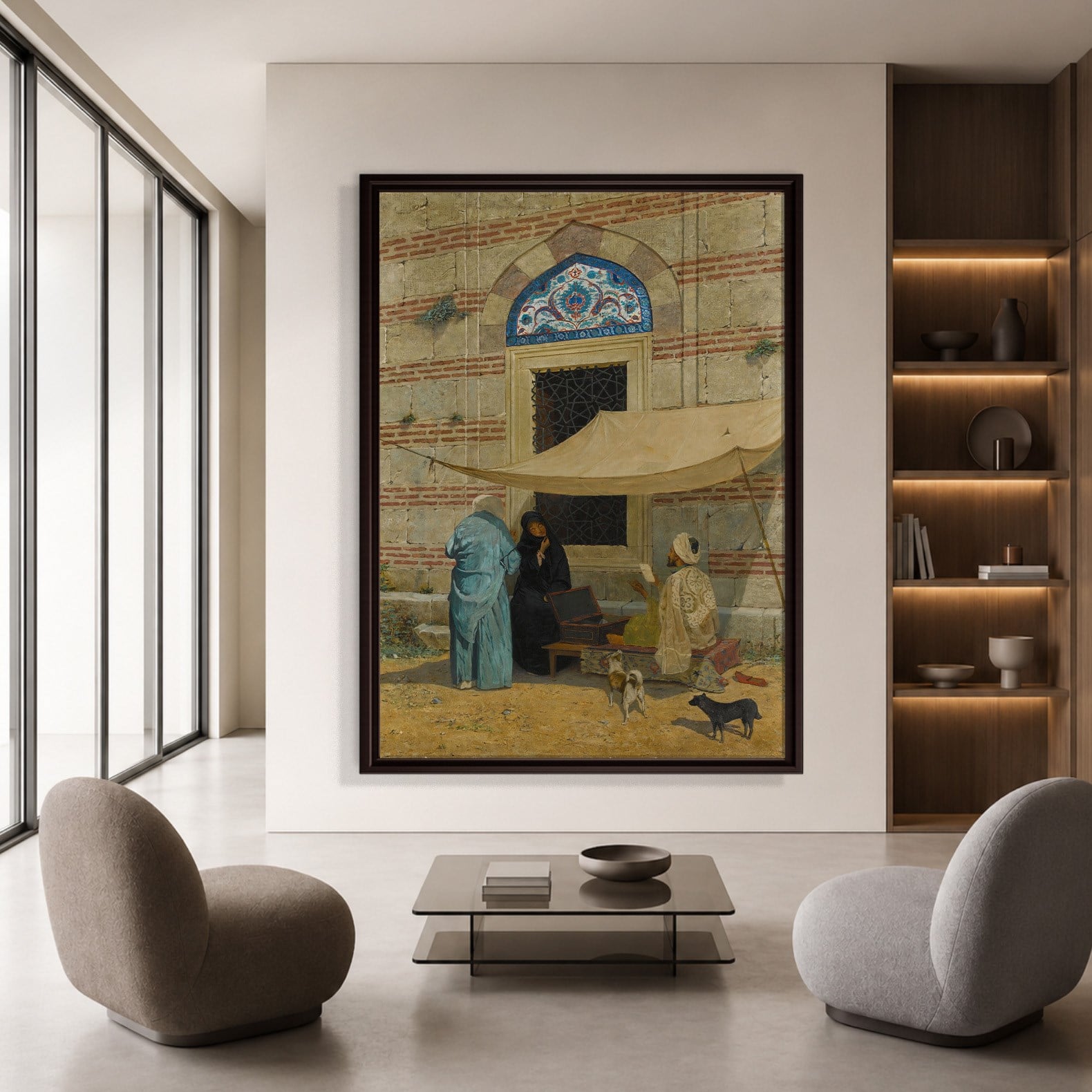 Arzuhalci Kanvas Tablo – Osman Hamdi Bey Public Scribe Klasik Sanat Eseri