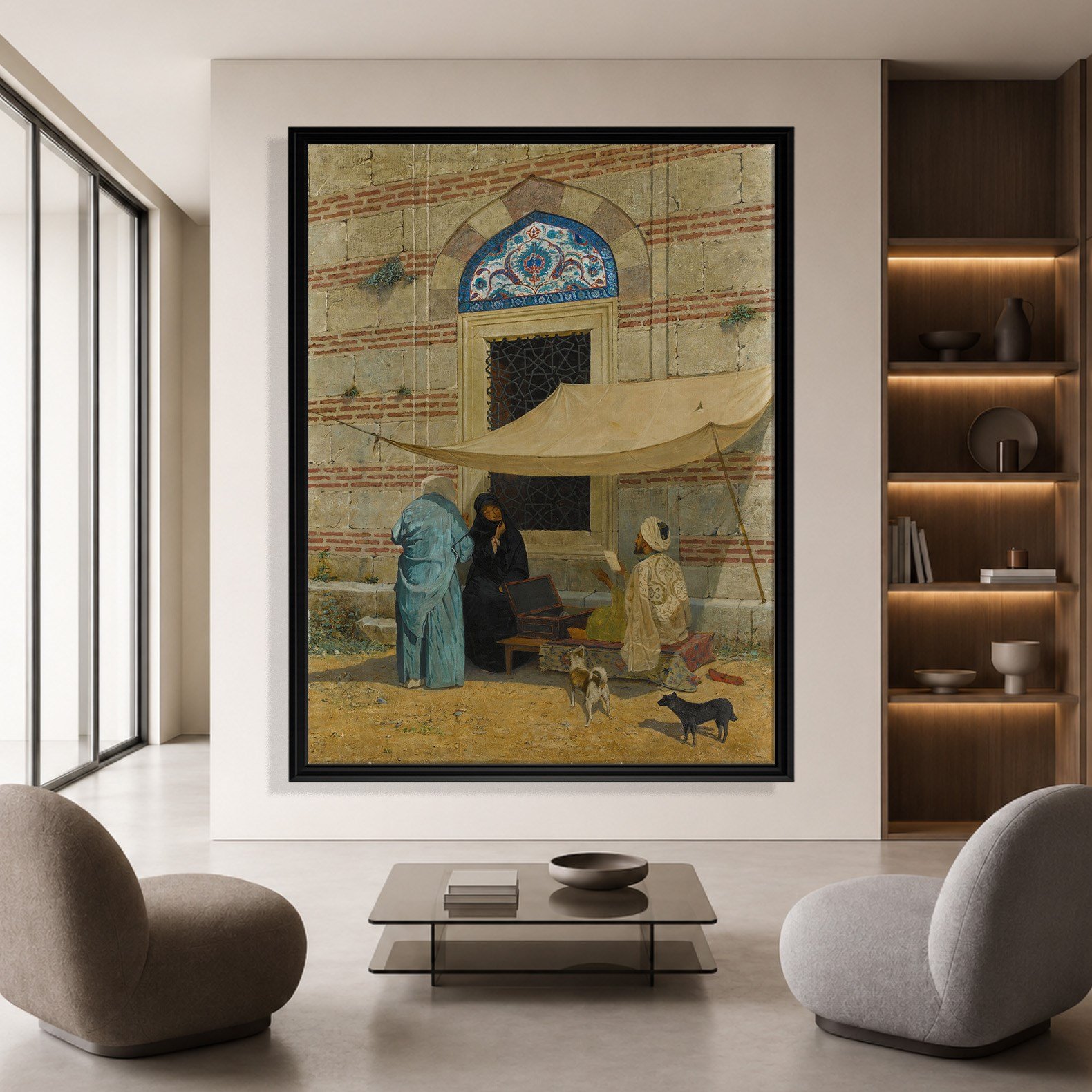 Arzuhalci Kanvas Tablo – Osman Hamdi Bey Public Scribe Klasik Sanat Eseri