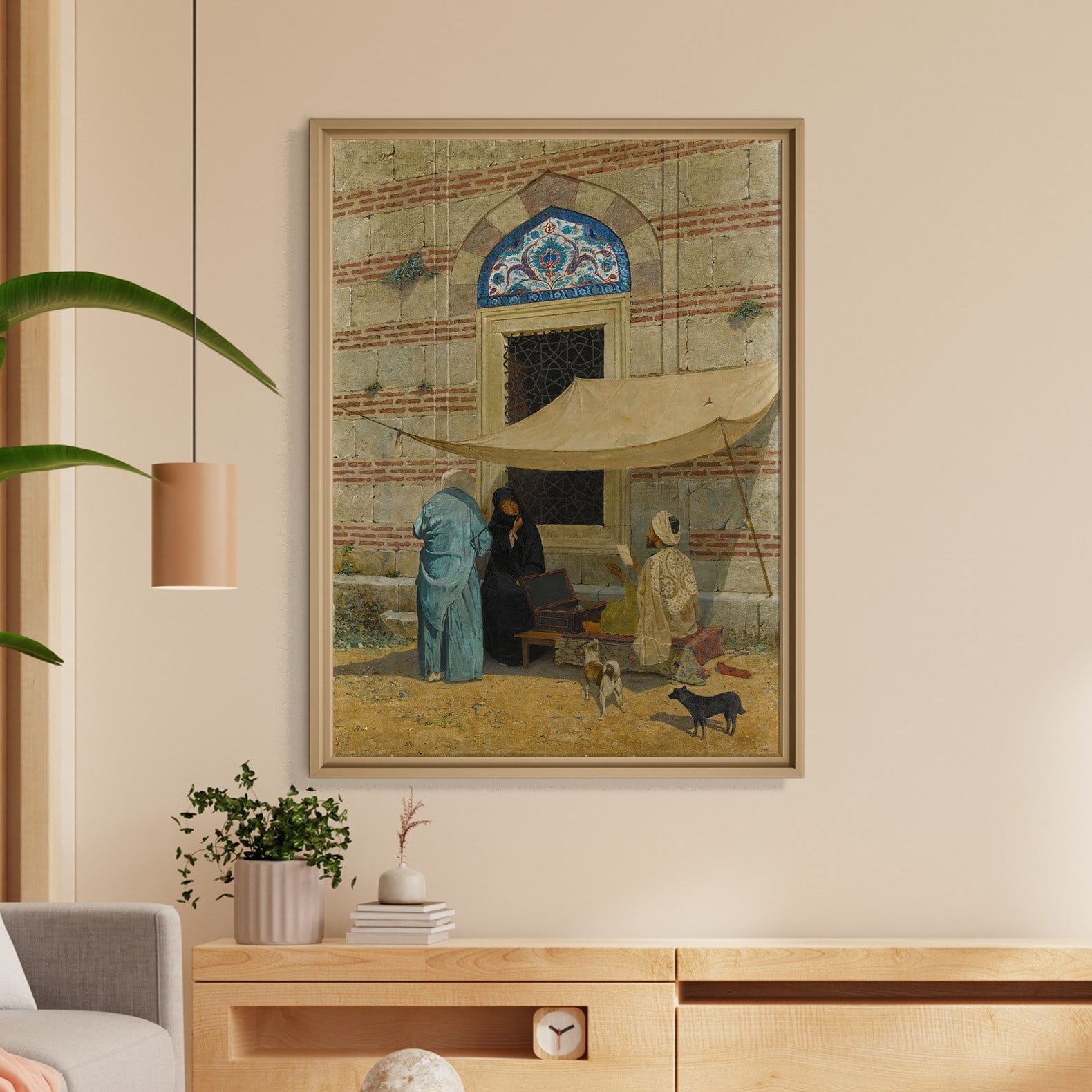 Arzuhalci Kanvas Tablo – Osman Hamdi Bey Public Scribe Klasik Sanat Eseri