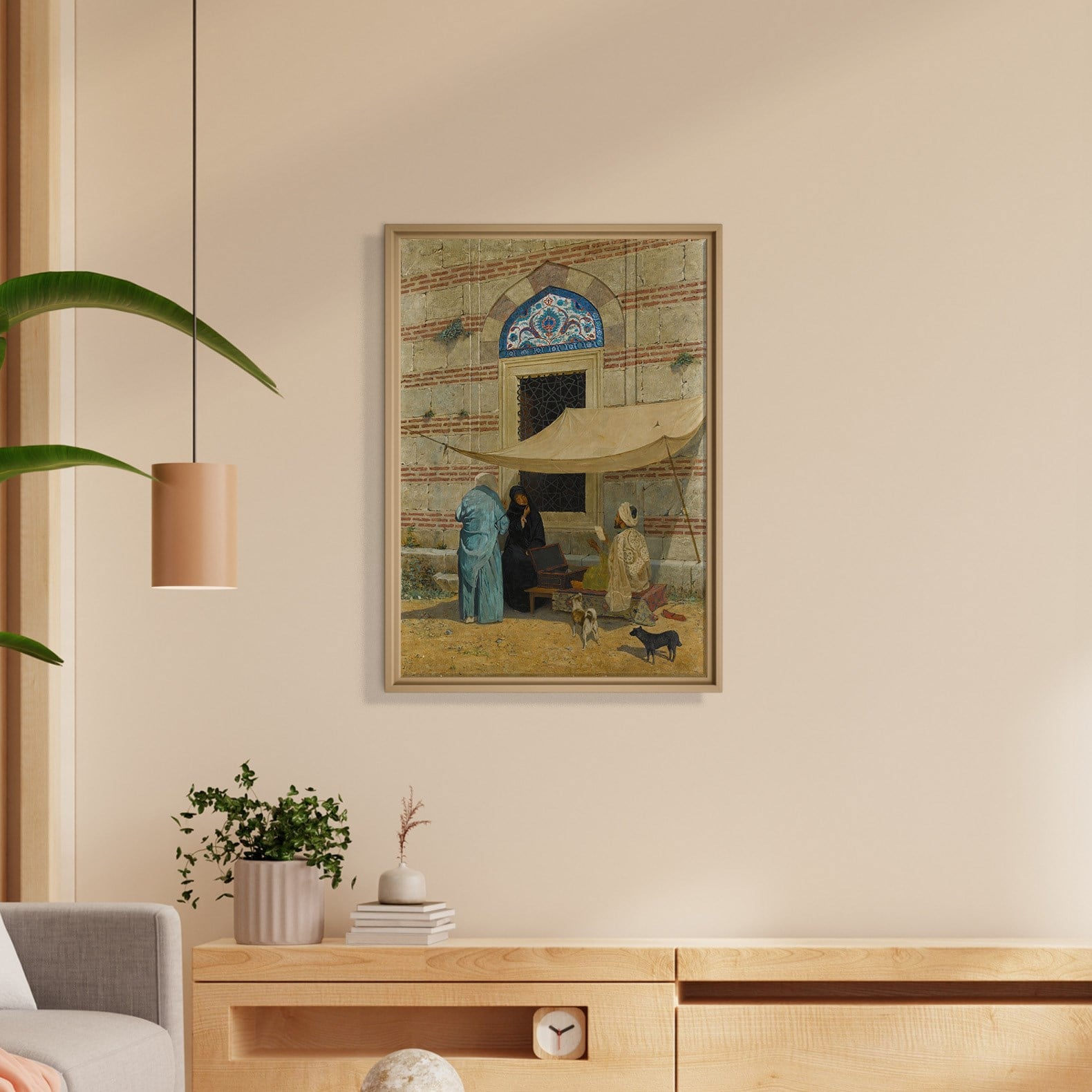 Arzuhalci Kanvas Tablo – Osman Hamdi Bey Public Scribe Klasik Sanat Eseri