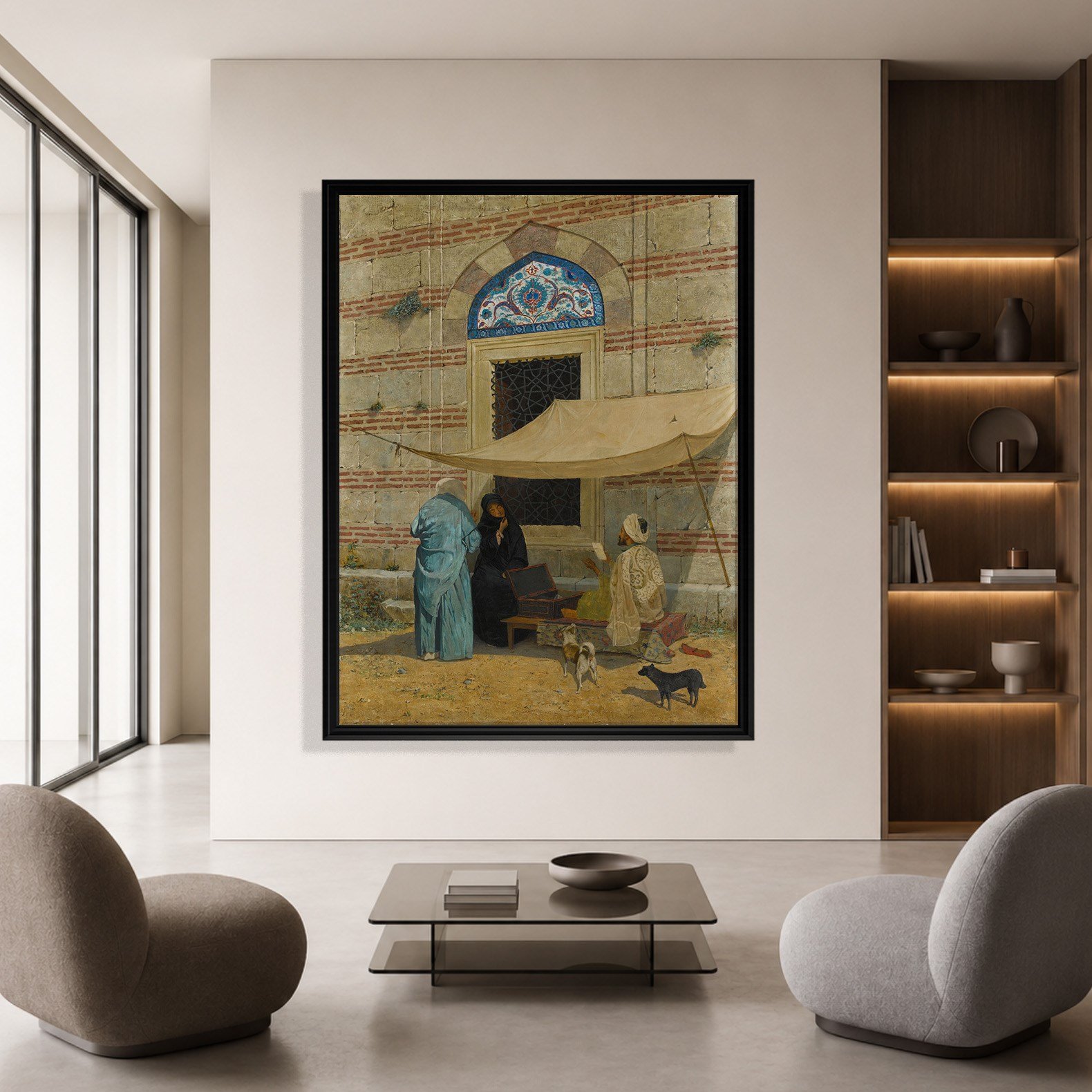 Arzuhalci Kanvas Tablo – Osman Hamdi Bey Public Scribe Klasik Sanat Eseri