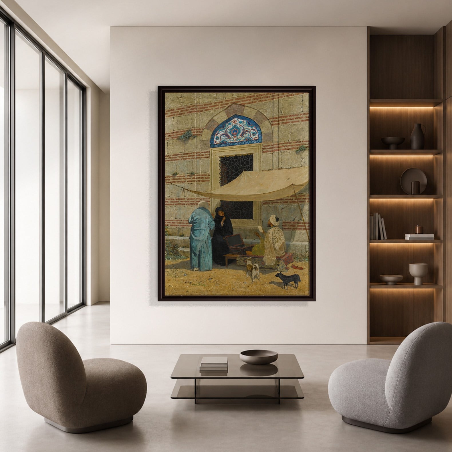 Arzuhalci Kanvas Tablo – Osman Hamdi Bey Public Scribe Klasik Sanat Eseri
