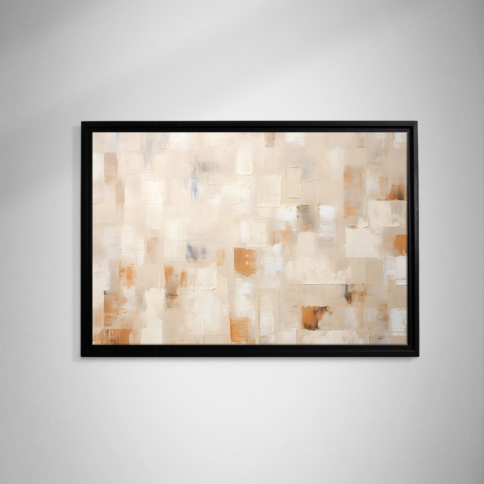 Bej Krem Soyut Tablo | Modern Minimalist Kanvas Tablo