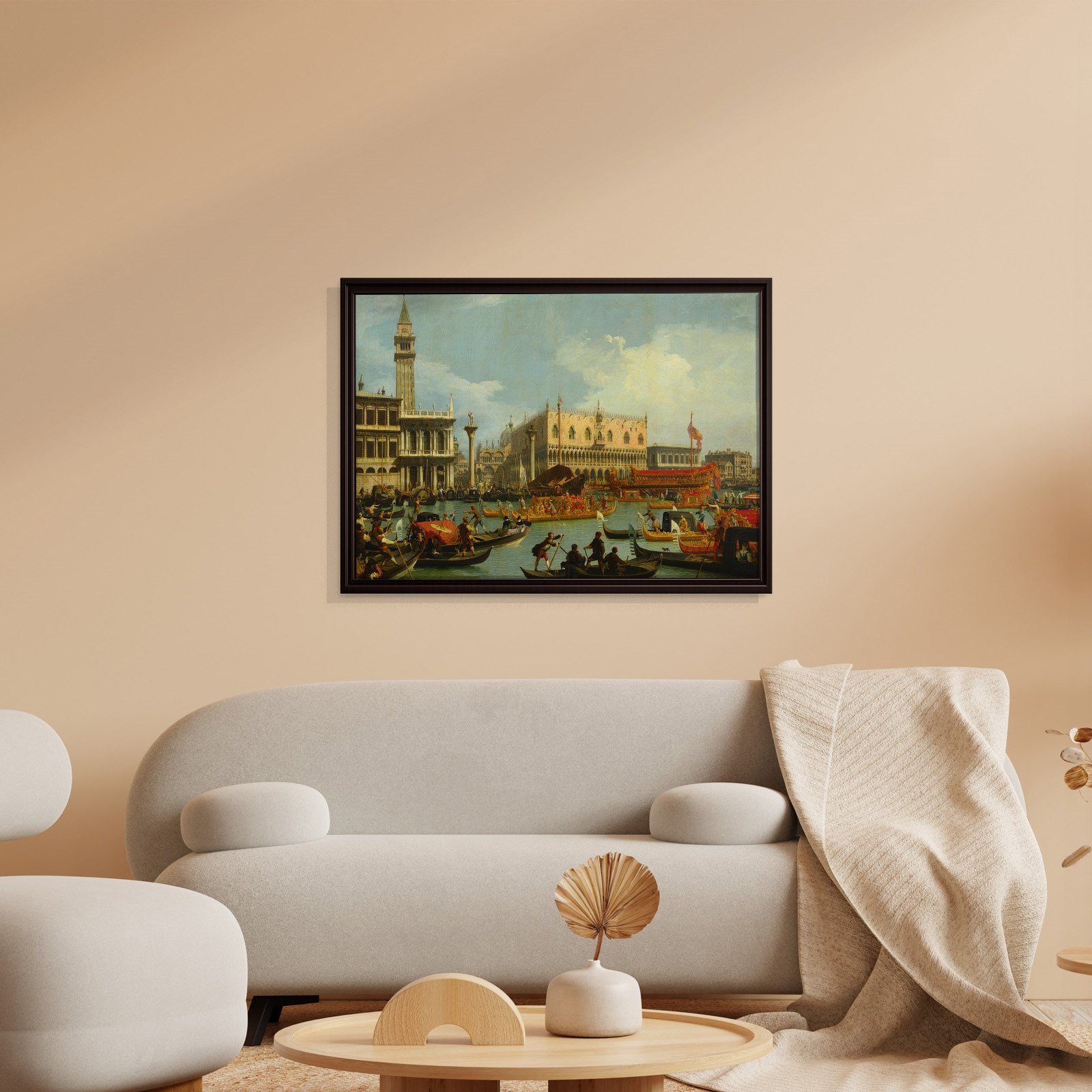 Canaletto – Venedik Bucentaur Kanvas Tablo